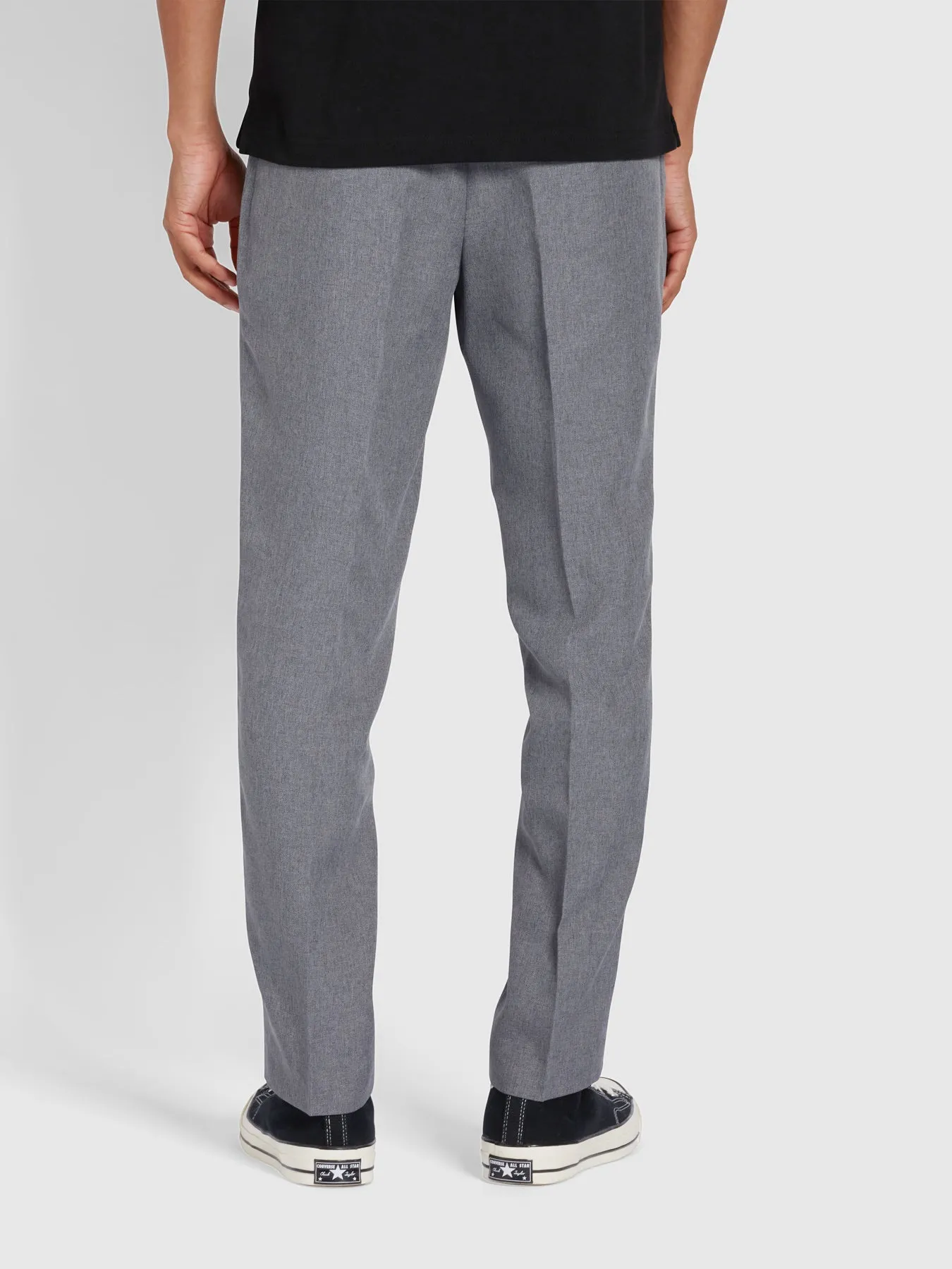 Hopsack Trouser In Dark Grey sold by Farah product image thumbnail 3