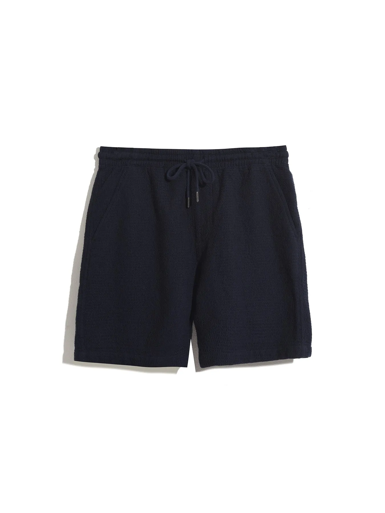 Redwald Waffle Drawstring Shorts In True Navy sold by Farah product image thumbnail 5