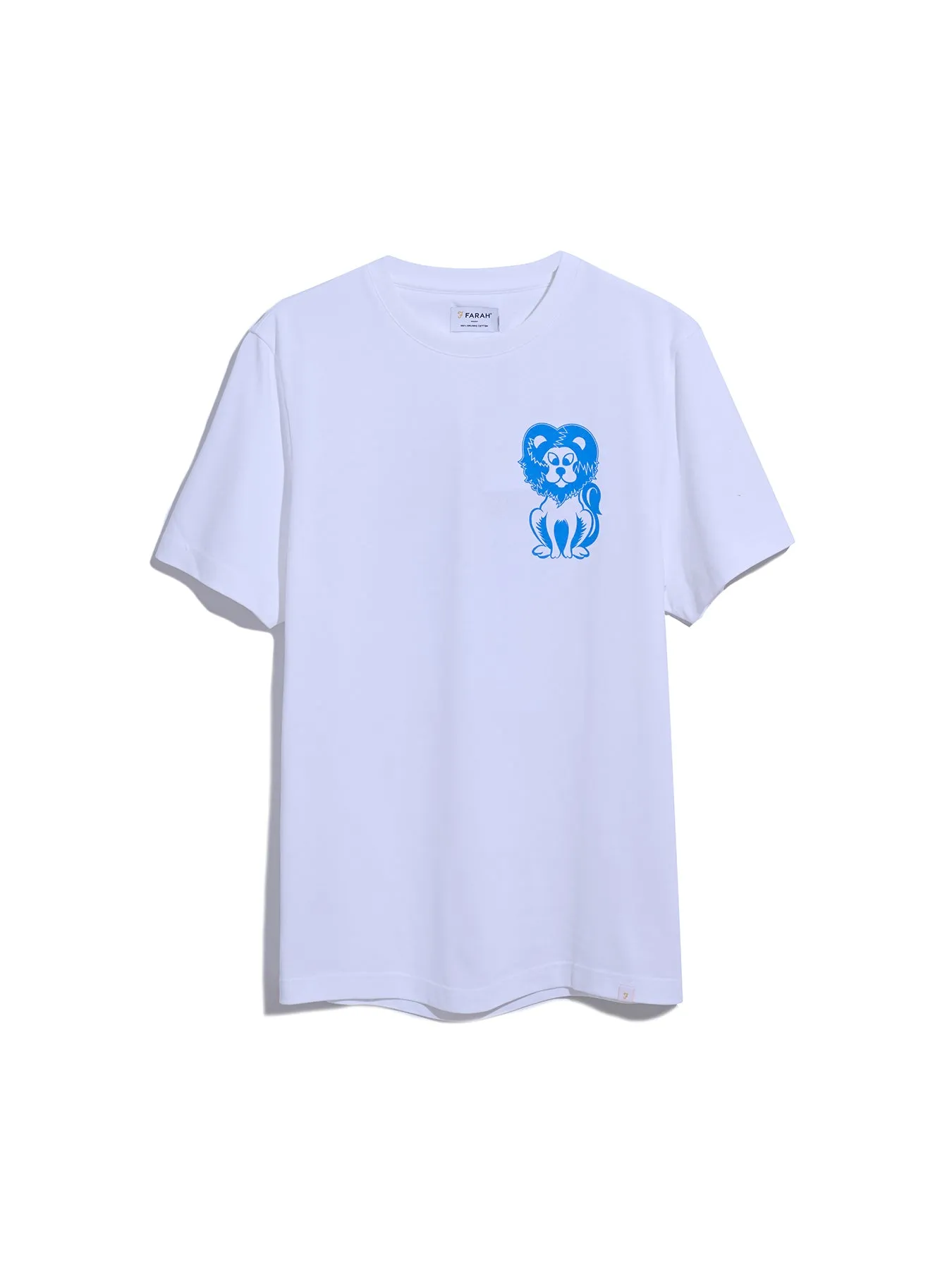 Como Regular Fit Organic Cotton Graphic T-Shirt In White sold by Farah product image thumbnail 5