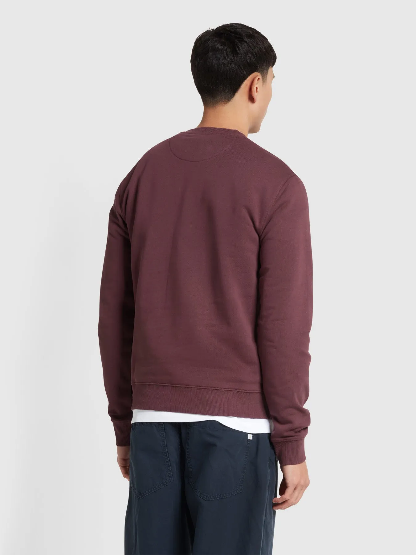 Hanbury Crew Neck Sweatshirt In Farah Red sold by Farah product image thumbnail 3