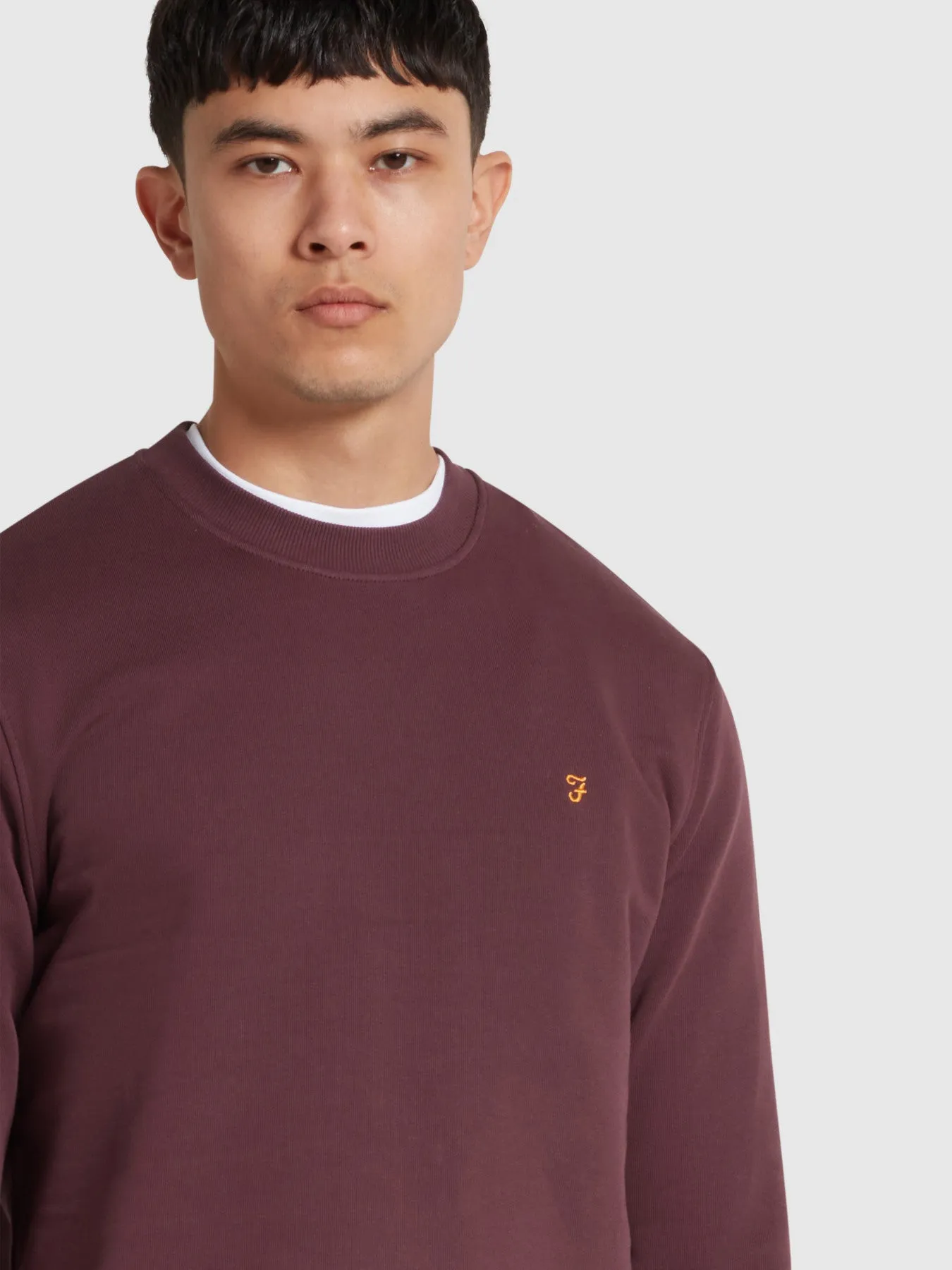 Hanbury Crew Neck Sweatshirt In Farah Red sold by Farah product image thumbnail 4