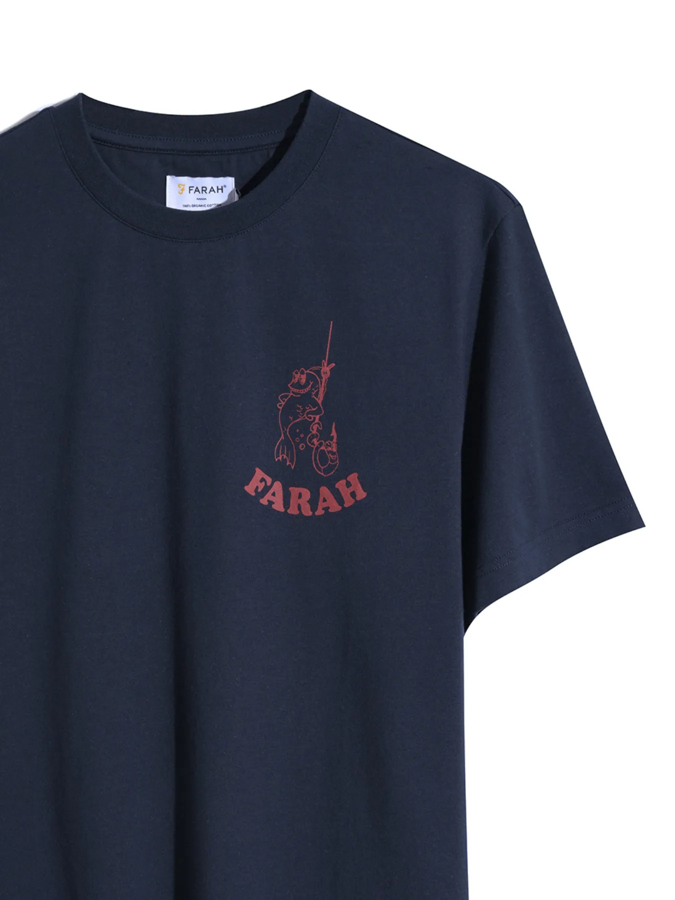Stockwell Regular Fit Graphic T-Shirt In True Navy sold by Farah product image thumbnail 5