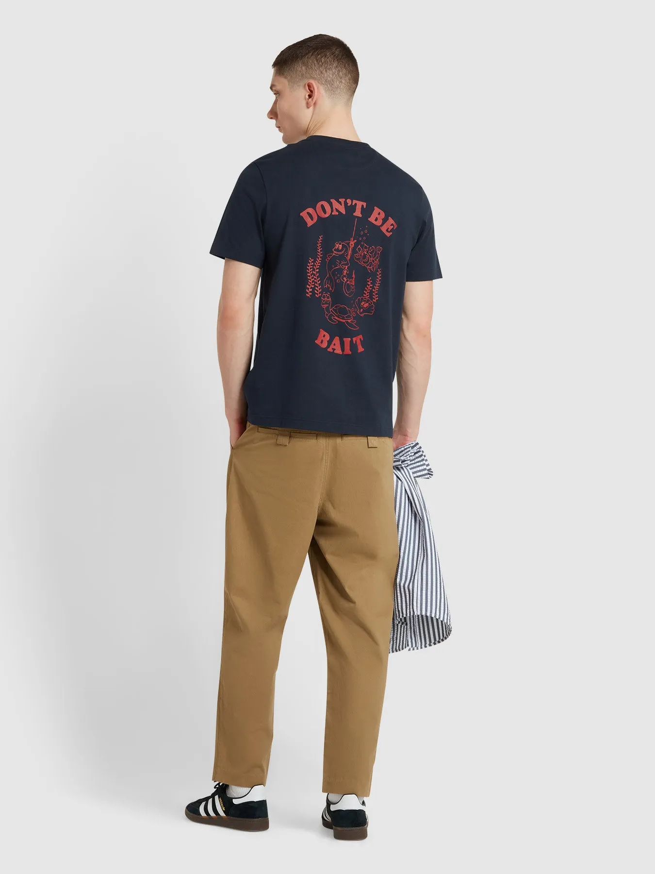 Stockwell Regular Fit Graphic T-Shirt In True Navy sold by Farah product image thumbnail 2