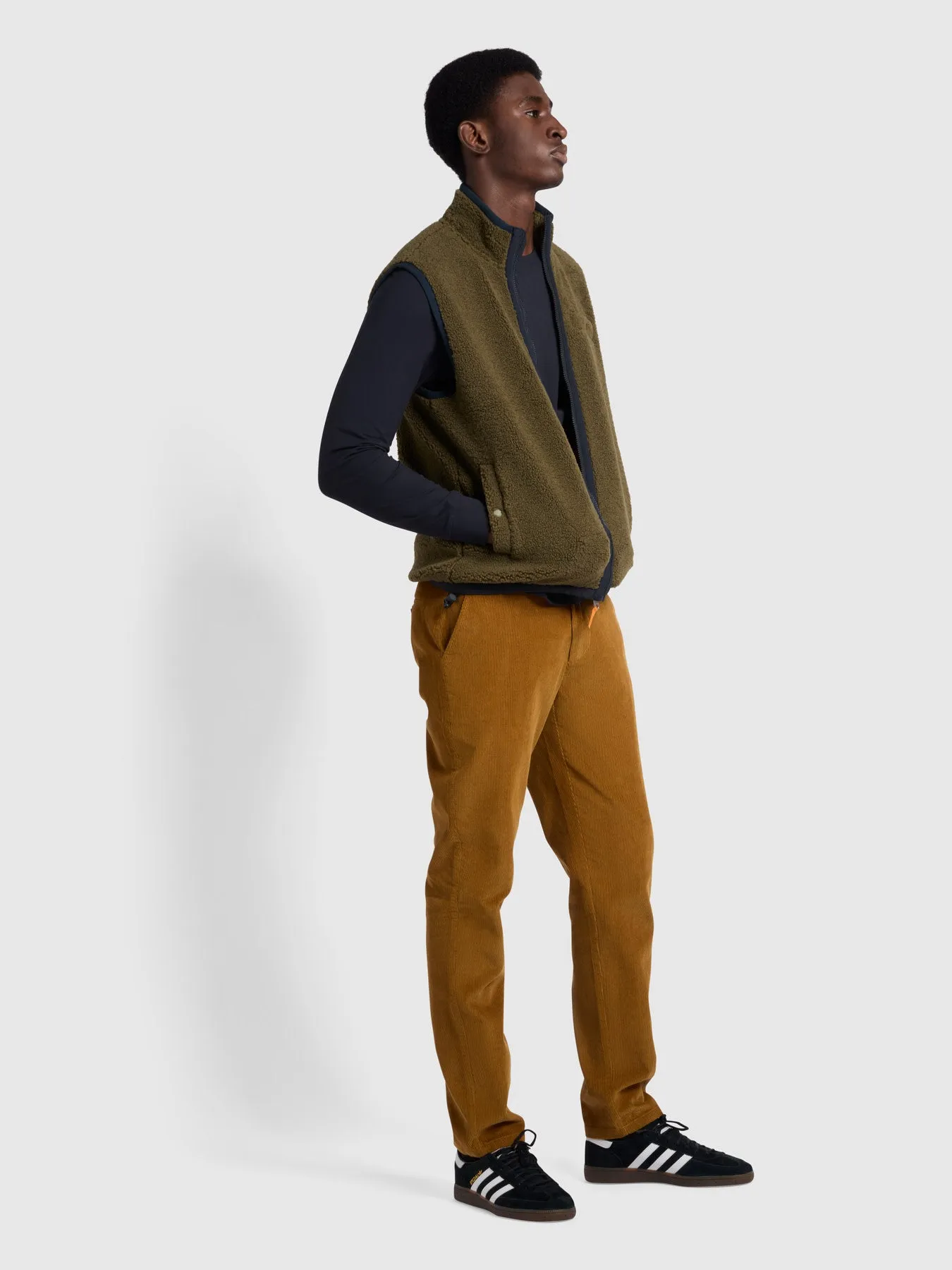 Burt Chest Pocket Long Sleeve T-Shirt In True Navy sold by Farah product image thumbnail 2