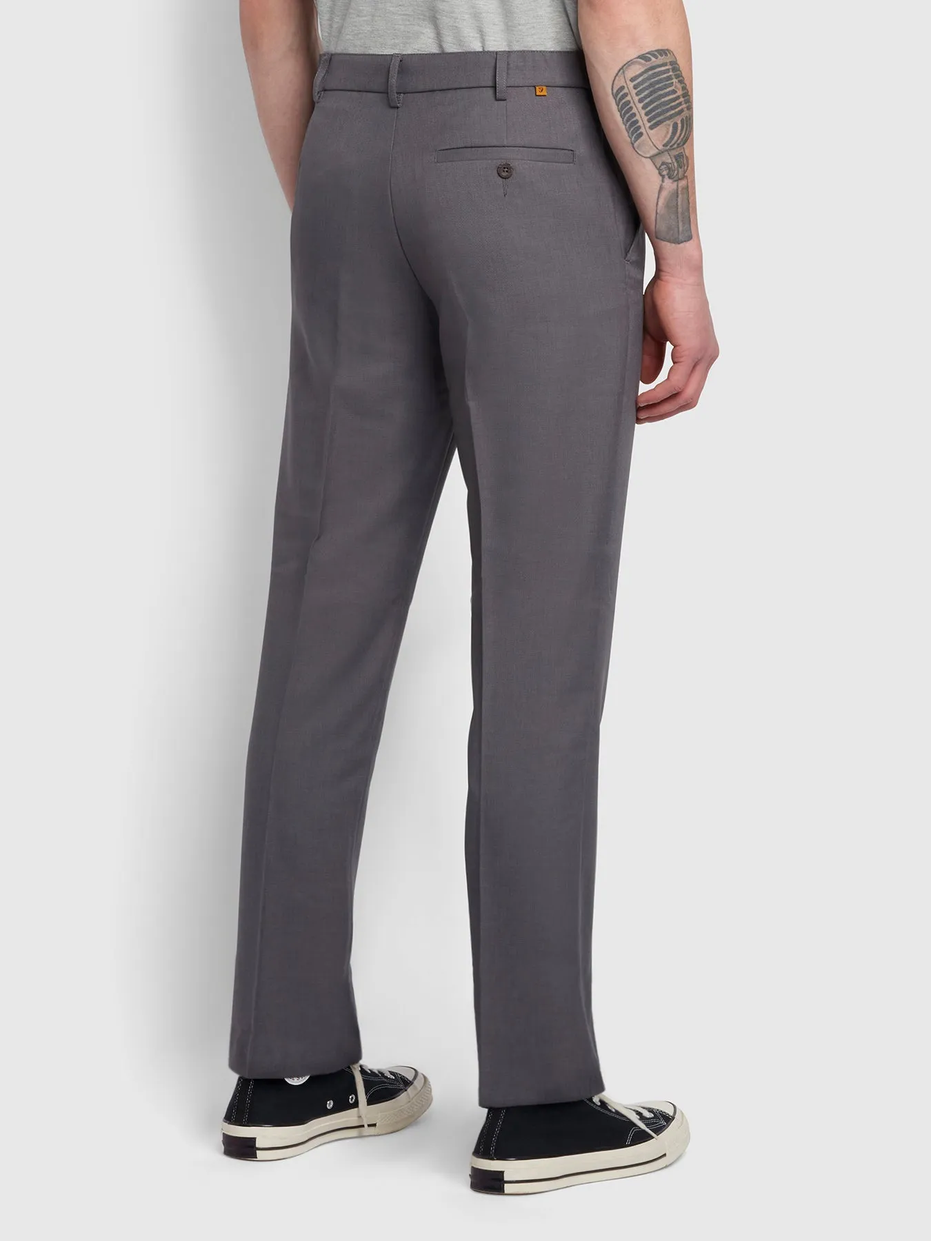 Roachman Flexi Waist Trousers In Grey sold by Farah product image thumbnail 4