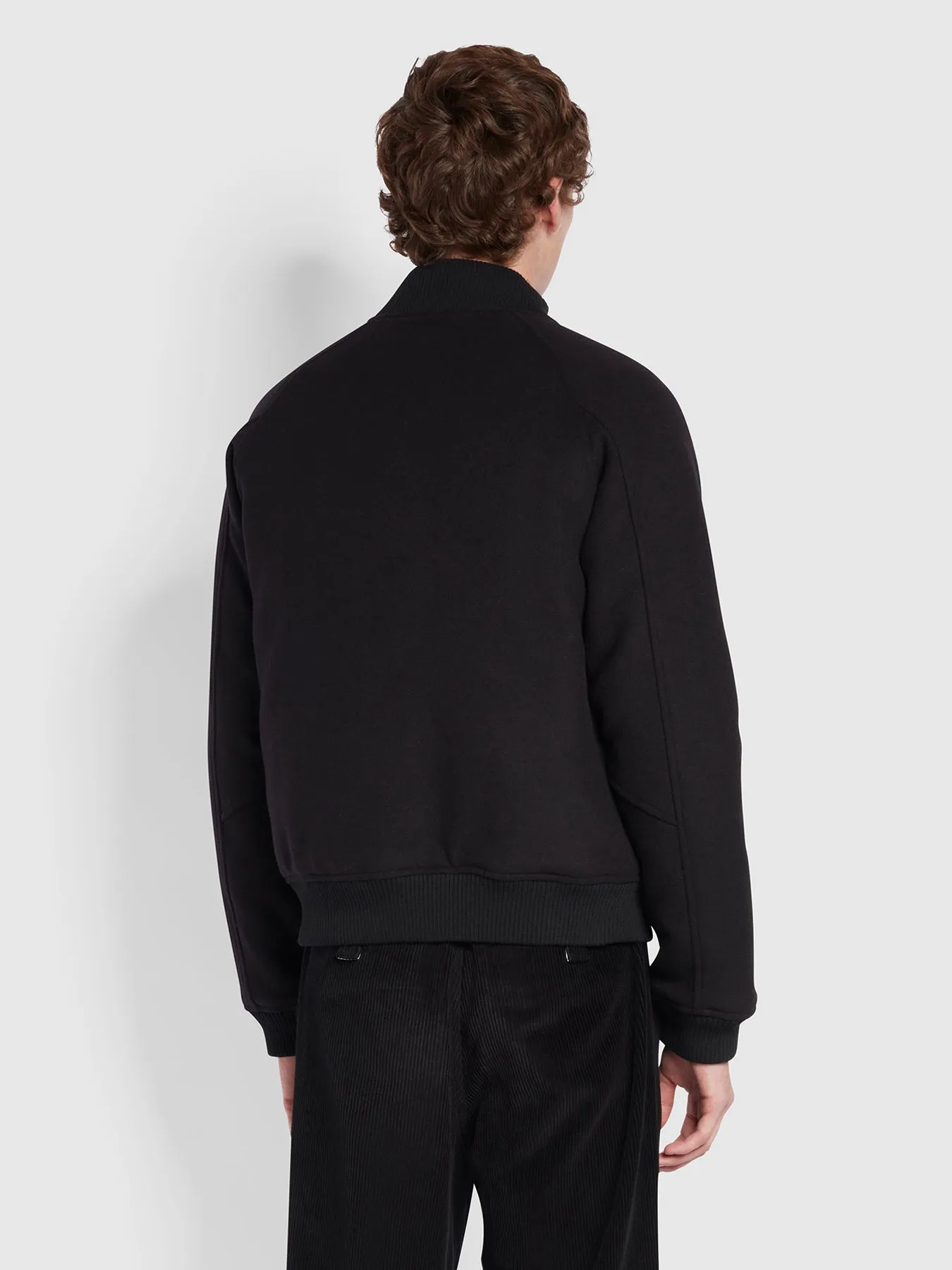 Verlaine Bomber Jacket In Black sold by Farah product image thumbnail 4