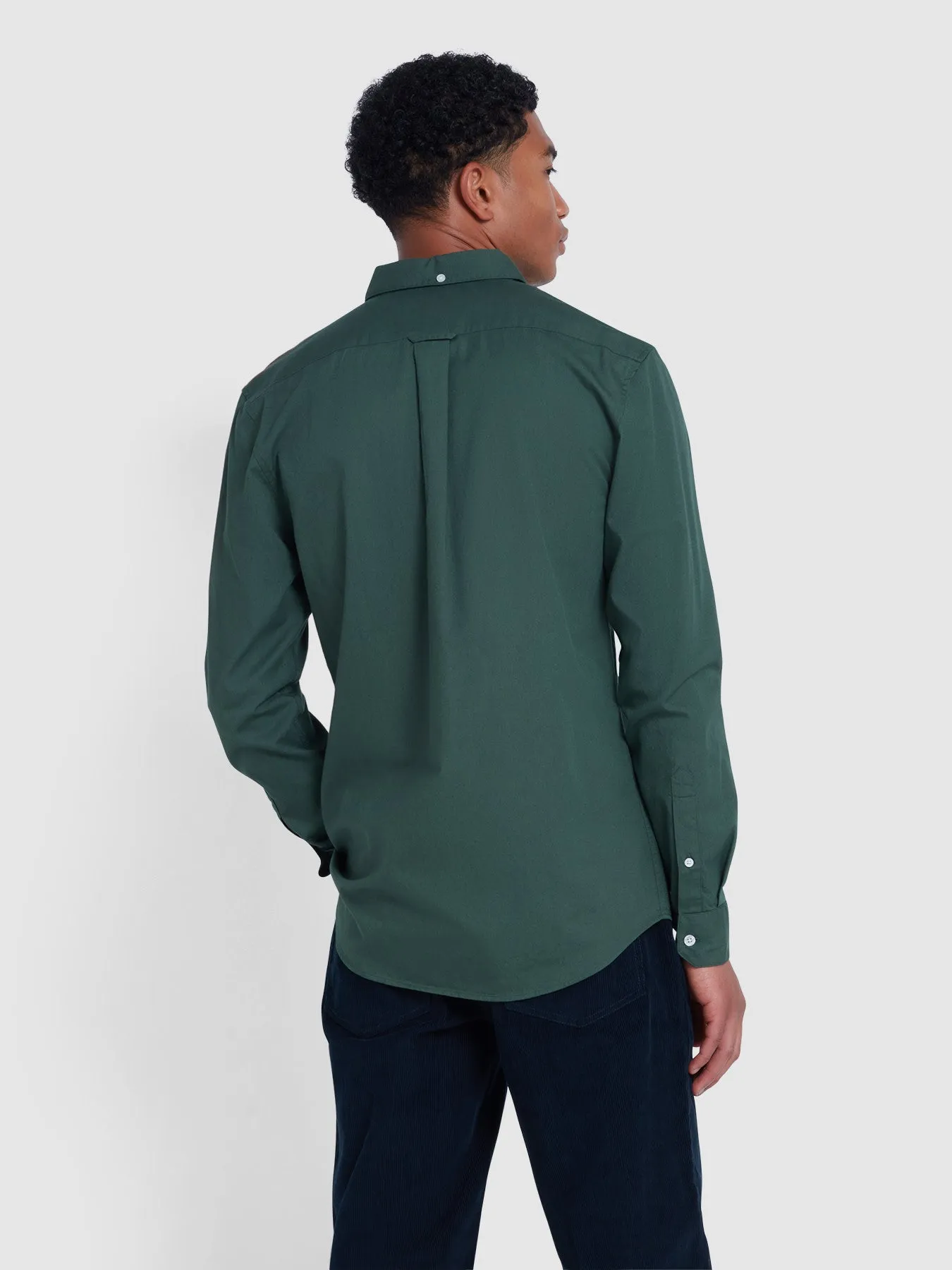Carlson Shirt In Farah Forest Green sold by Farah product image thumbnail 3