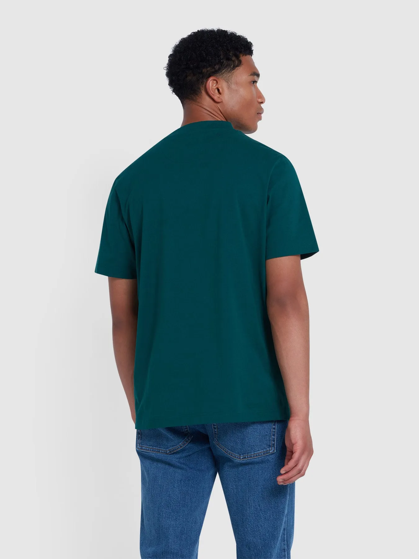 Stacy Regular Fit Pocket T-Shirt In Botanic Green sold by Farah product image thumbnail 2