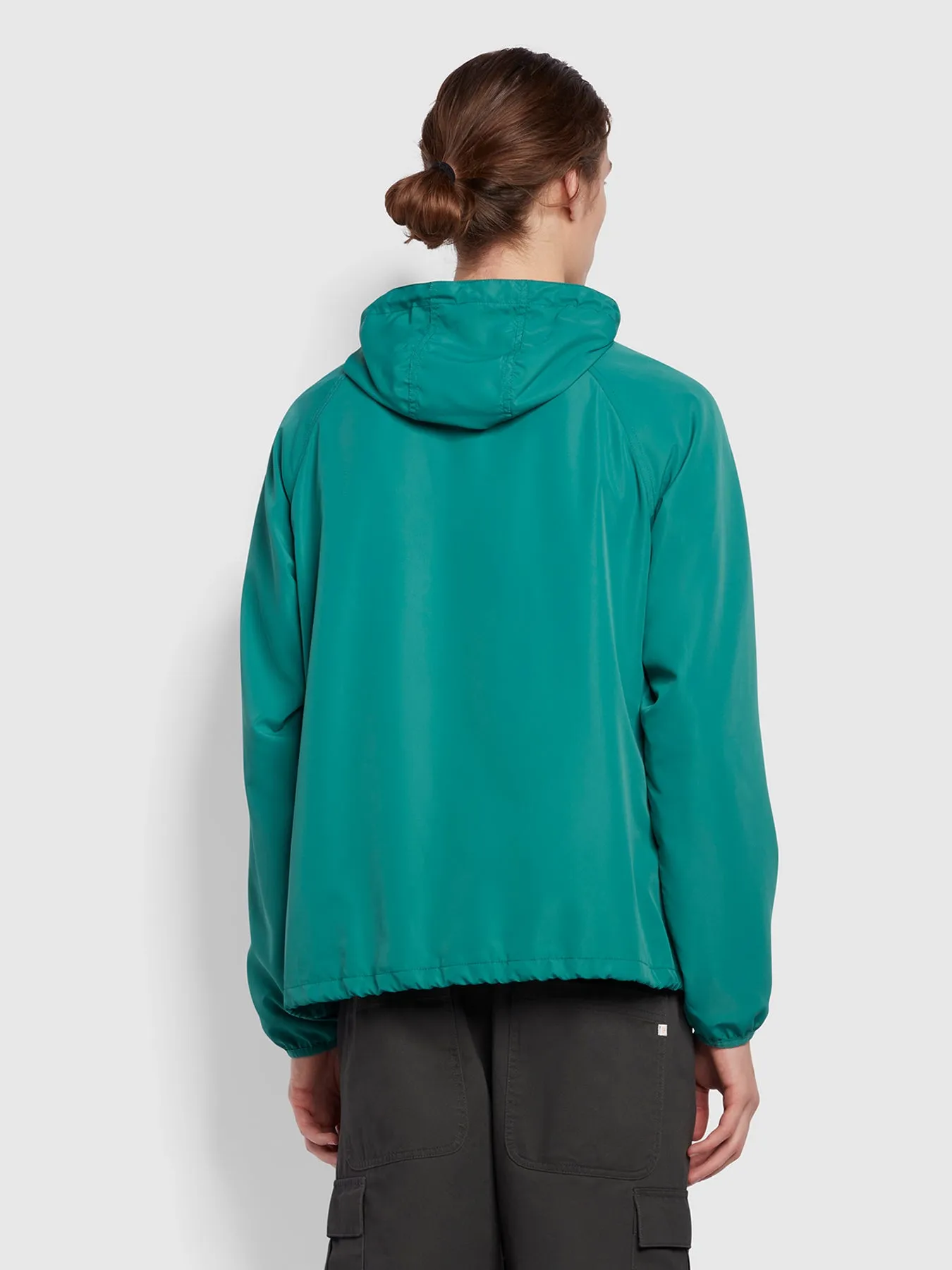 Glen Regular Fit Overhead Jacket In Mallard Green Farah GWQ sold by Farah product image thumbnail 4