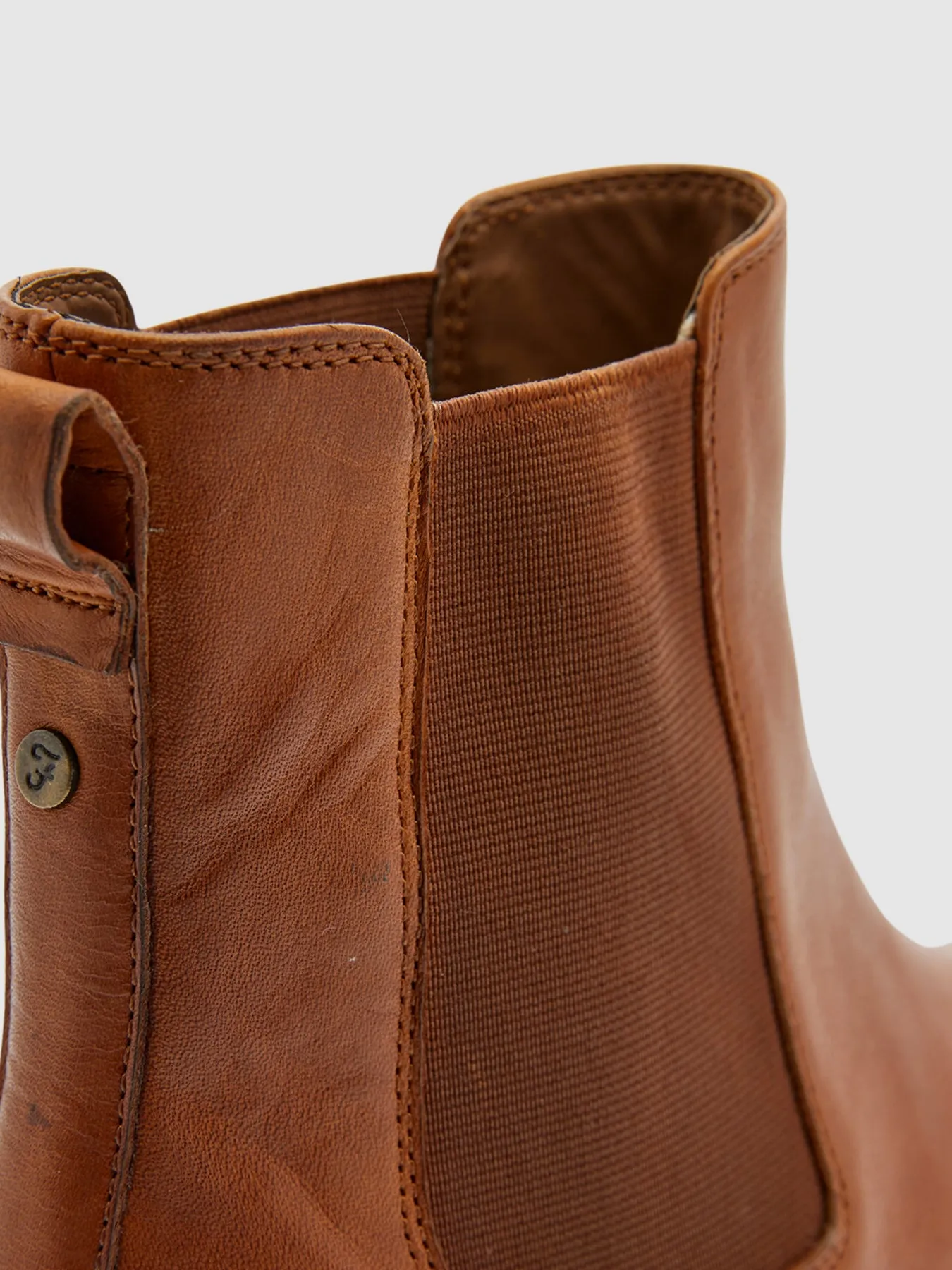 Mansfield Leather Chelsea Boot In Tan sold by Farah product image thumbnail 5