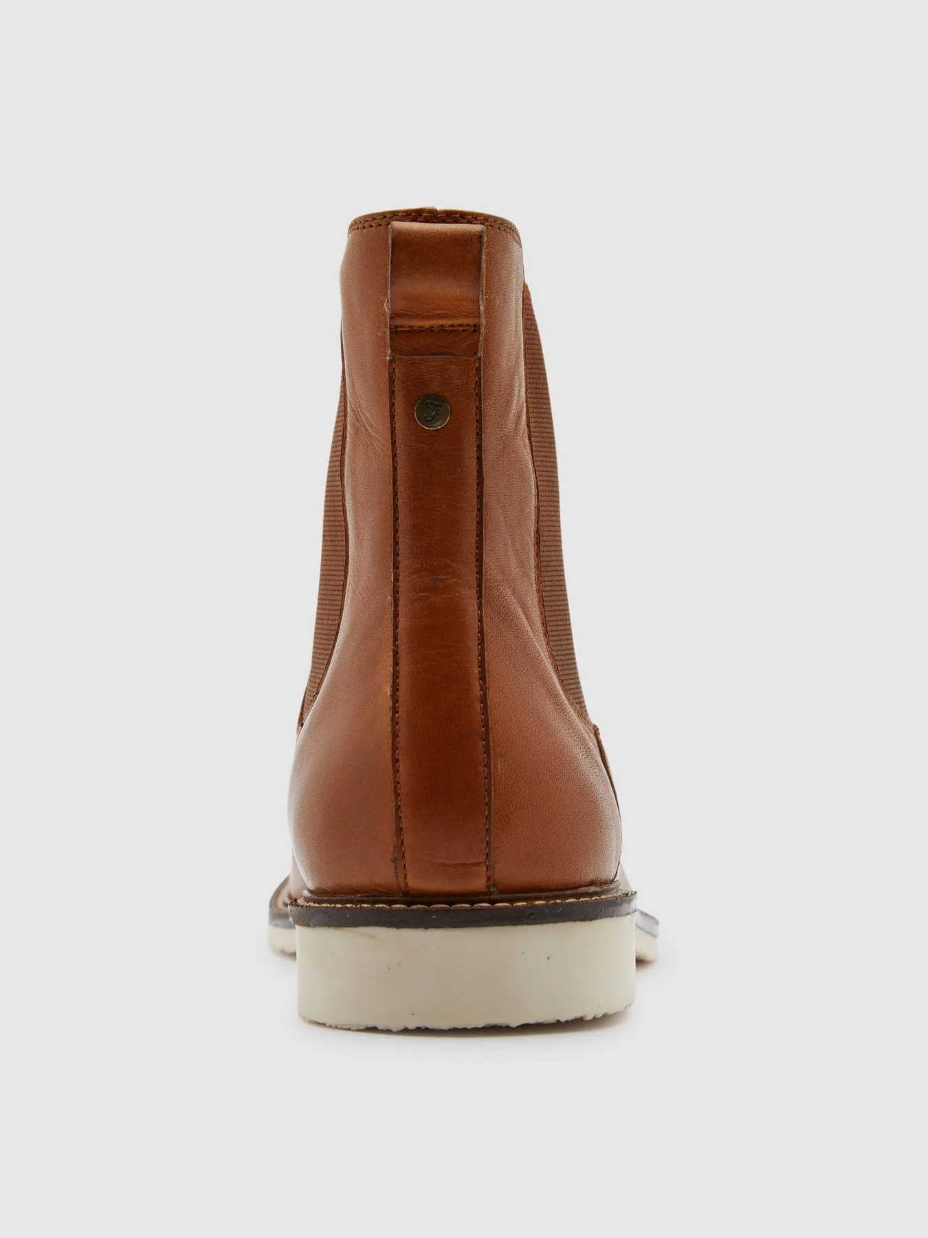 Mansfield Leather Chelsea Boot In Tan sold by Farah product image thumbnail 3