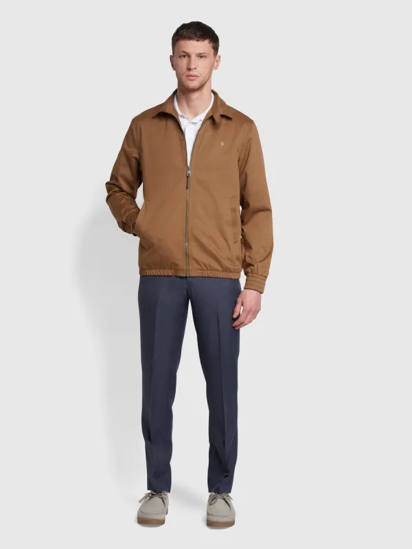 Roachman Traditional Twill Trousers In Indigo sold by Farah