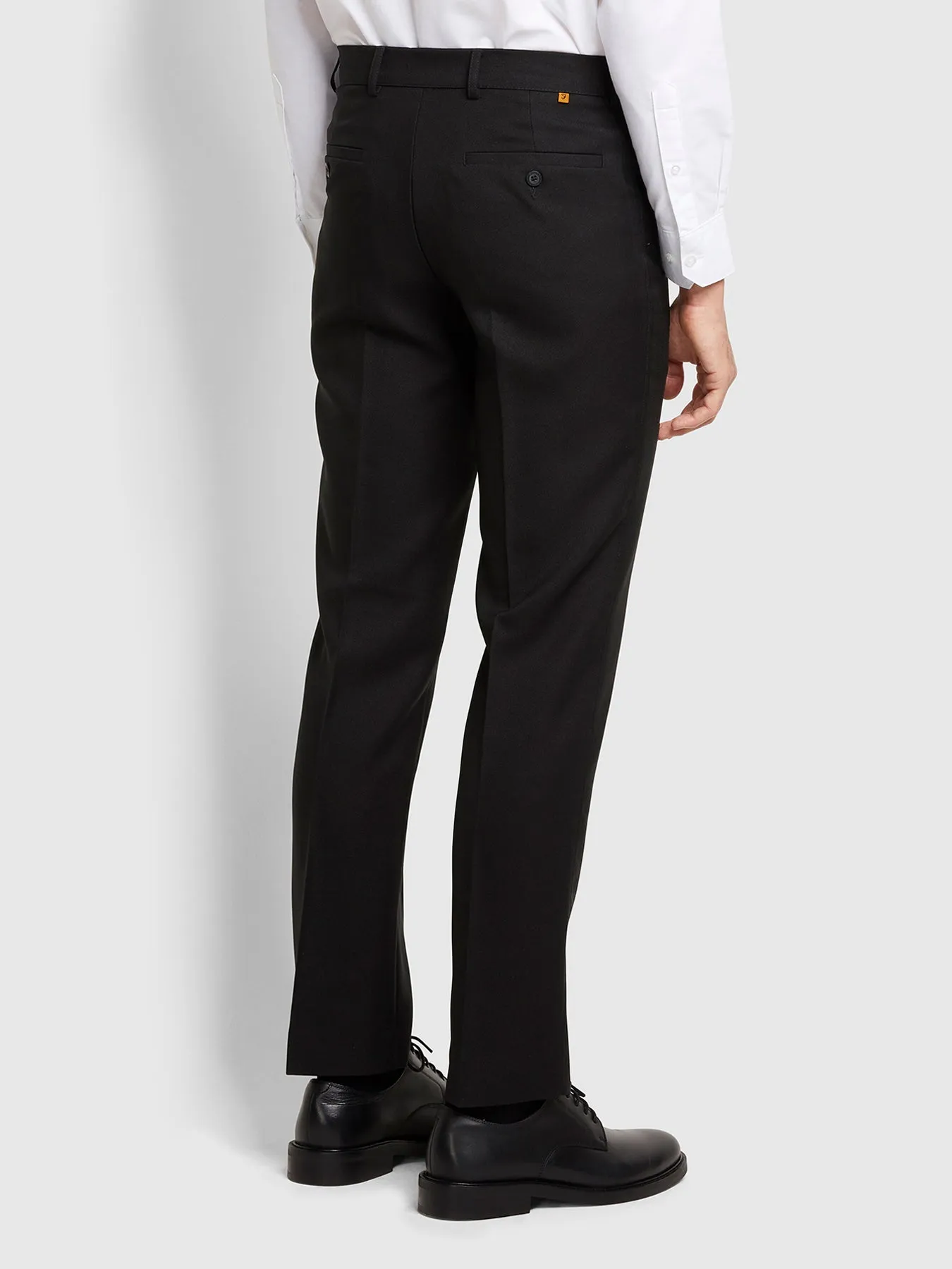 Roachman Traditional Twill Trousers In Black sold by Farah product image thumbnail 4