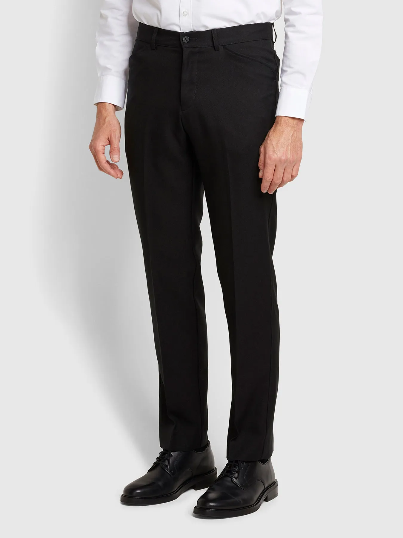 Roachman Traditional Twill Trousers In Black sold by Farah product image thumbnail 2