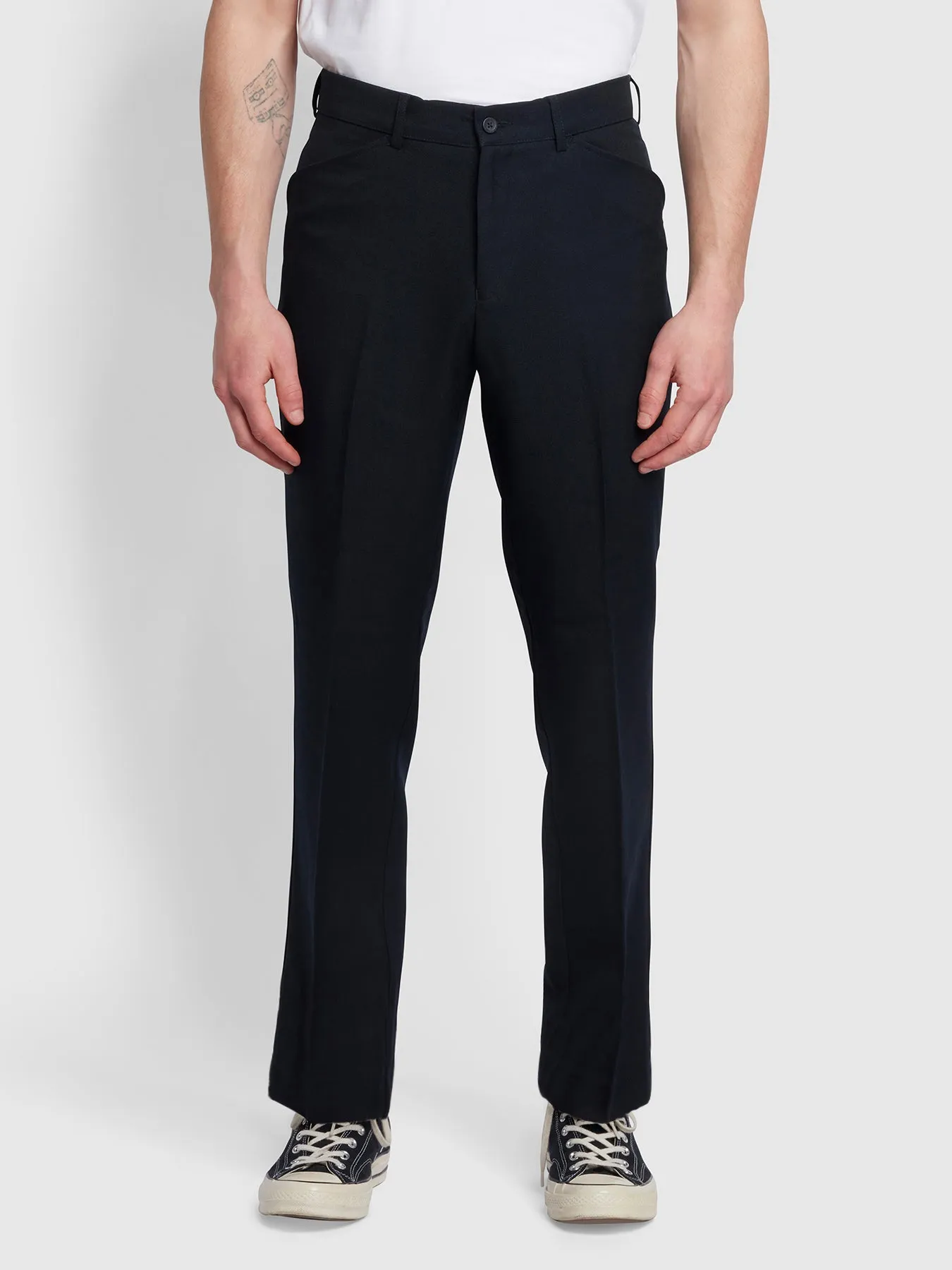 Roachman Anti Stain Twill Trousers In Navy sold by Farah product image thumbnail 2