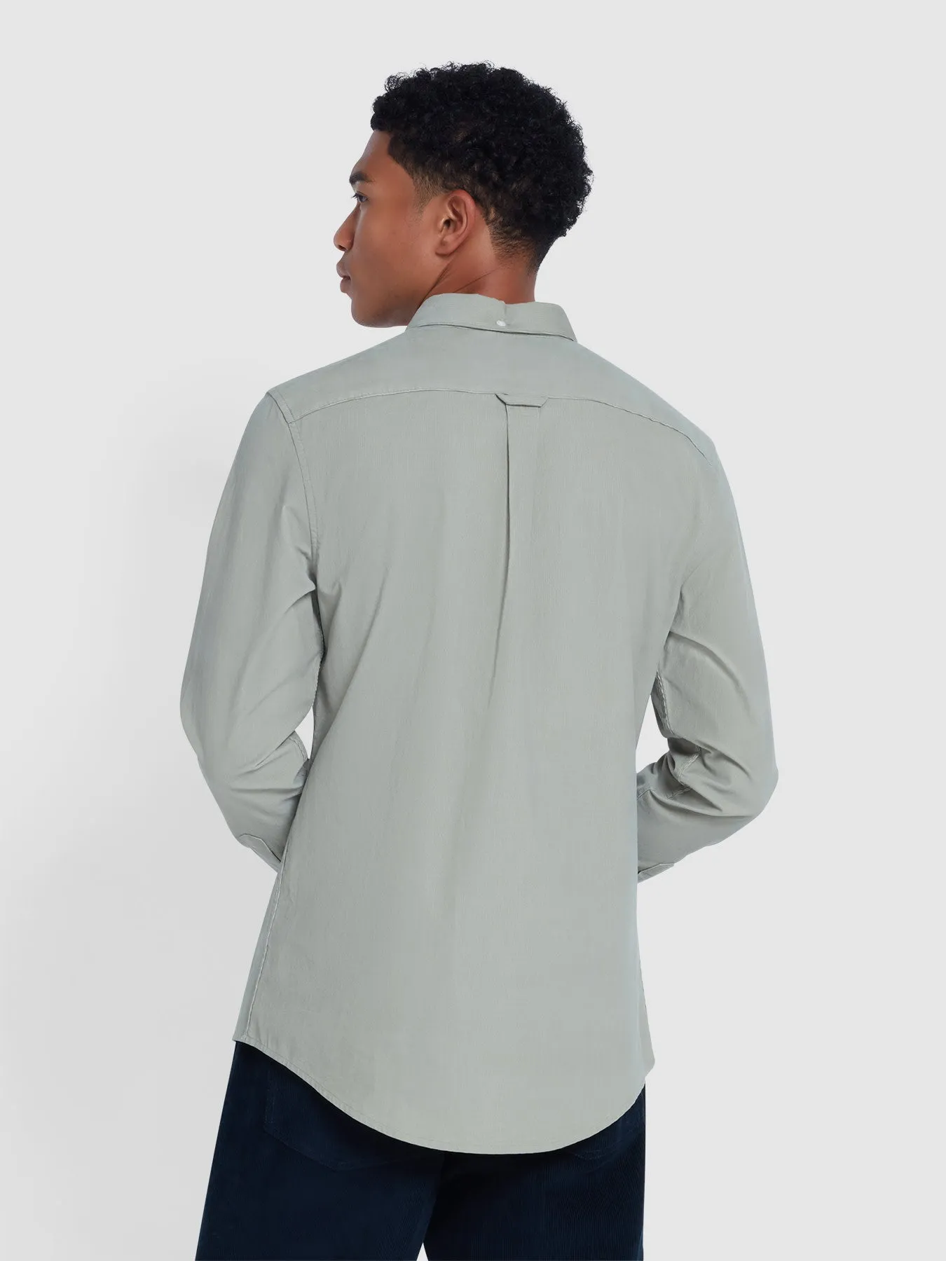 Fontella Slim Fit Corduroy Shirt In Balsam sold by Farah product image thumbnail 3