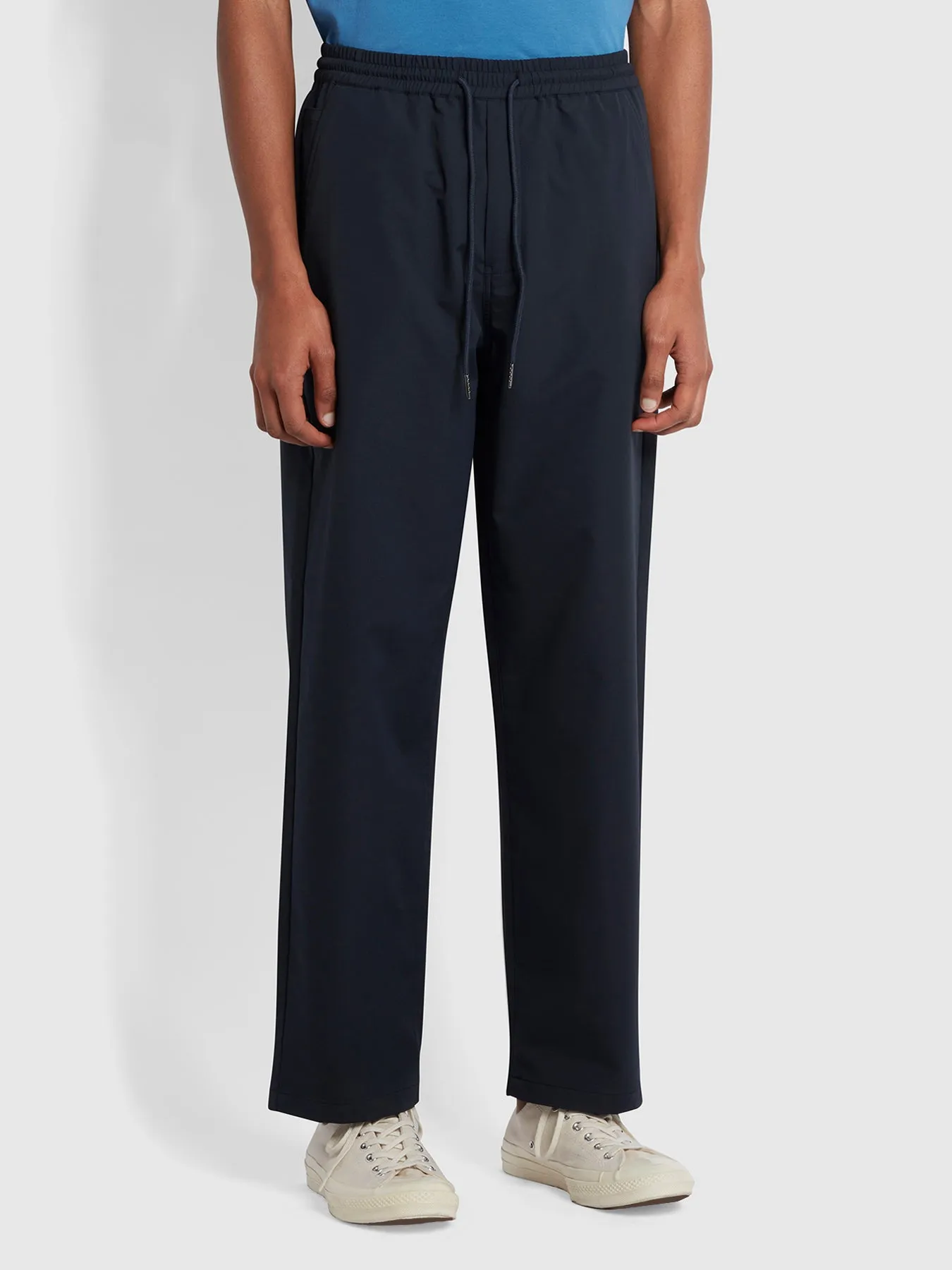 Greenport Loose Fit Sweatpants In True Navy sold by Farah product image thumbnail 2