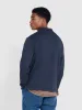 Creston Quarter Zip Rugby Sweatshirt In True Navy sold by Farah
