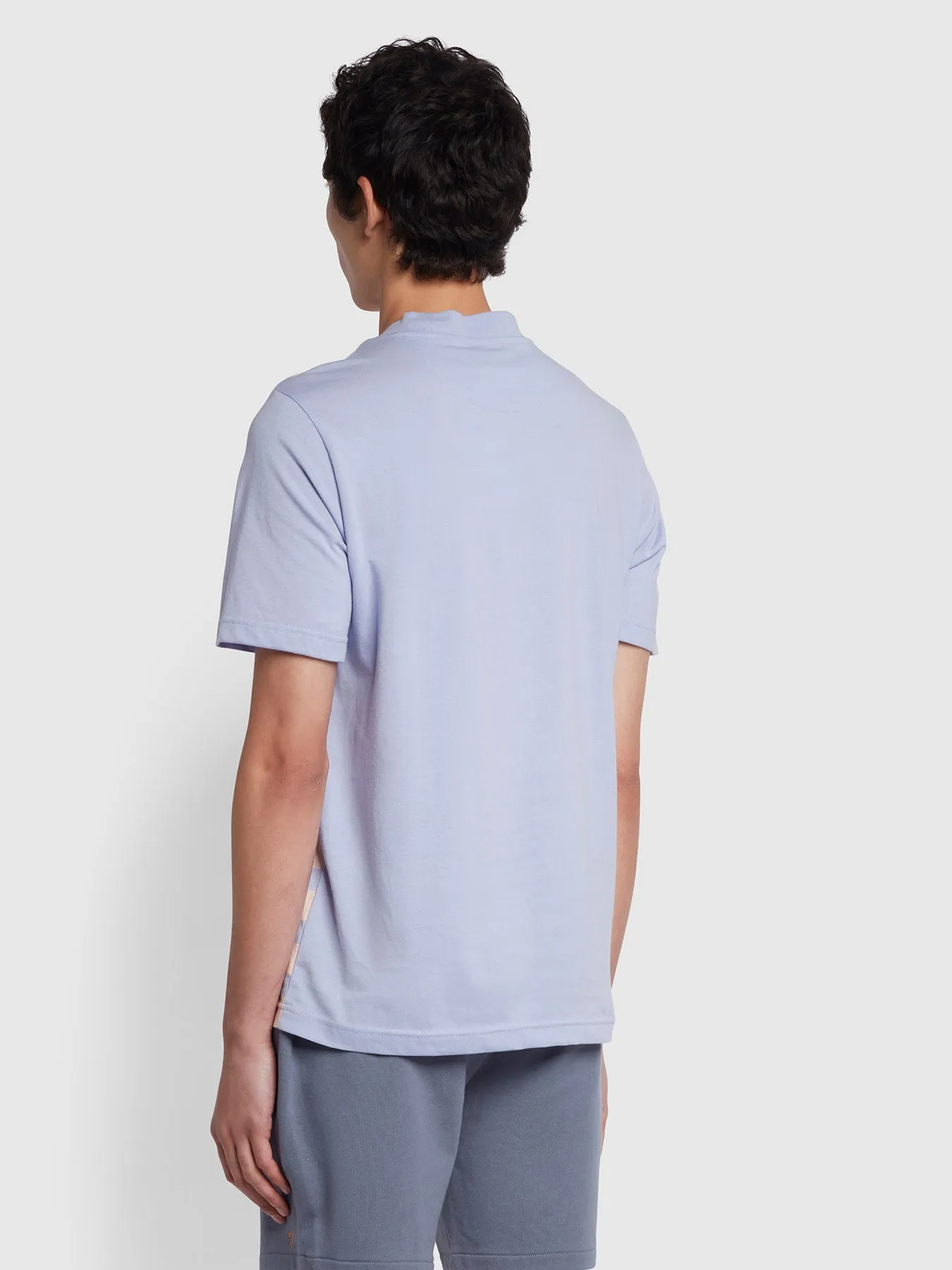 Banks Regular Fit Organic Cotton T-Shirt In Corinthian Pink sold by Farah product image thumbnail 2