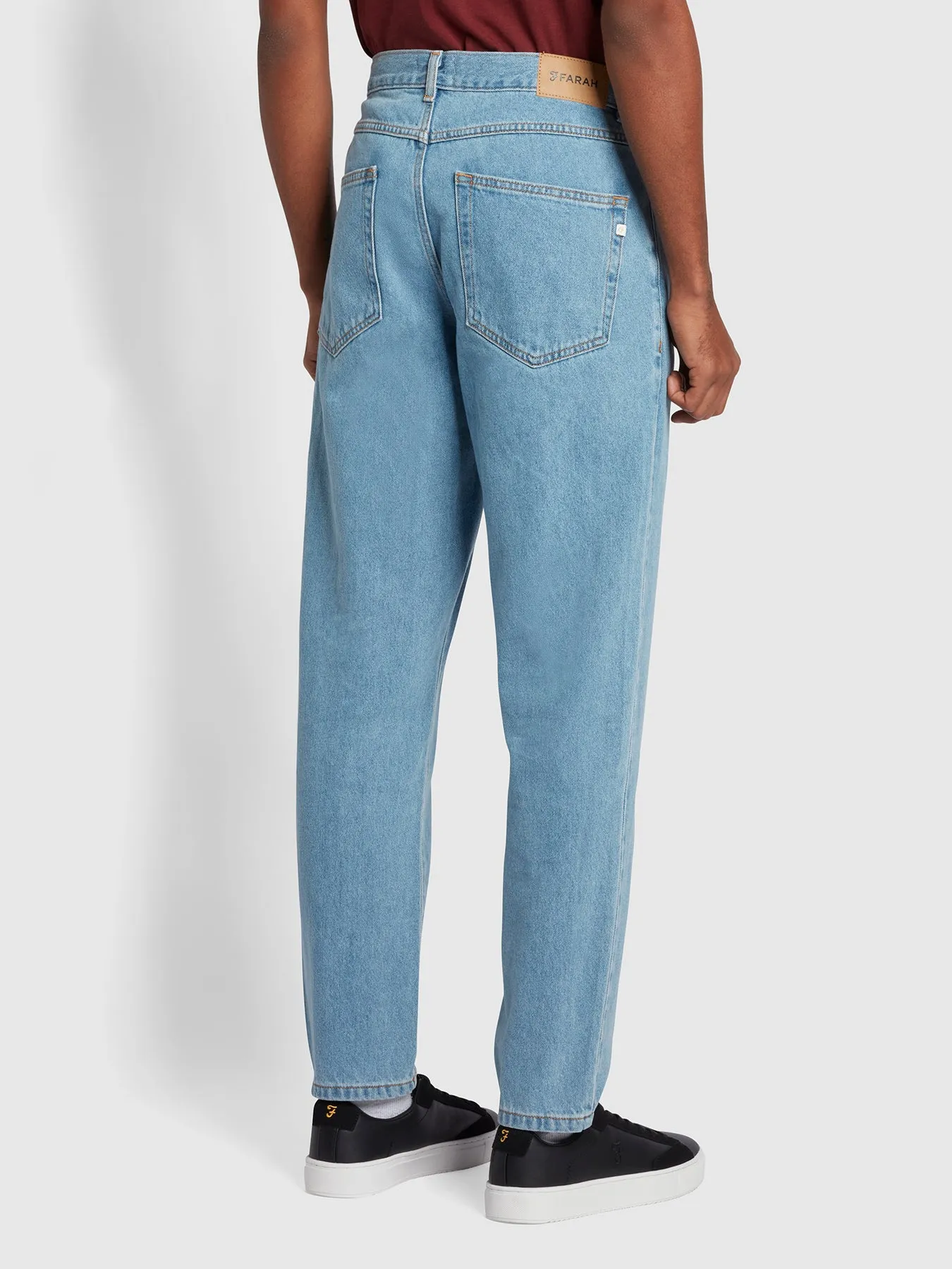 Rushmore Tapered Fit Jeans In Arctic Wash sold by Farah product image thumbnail 3