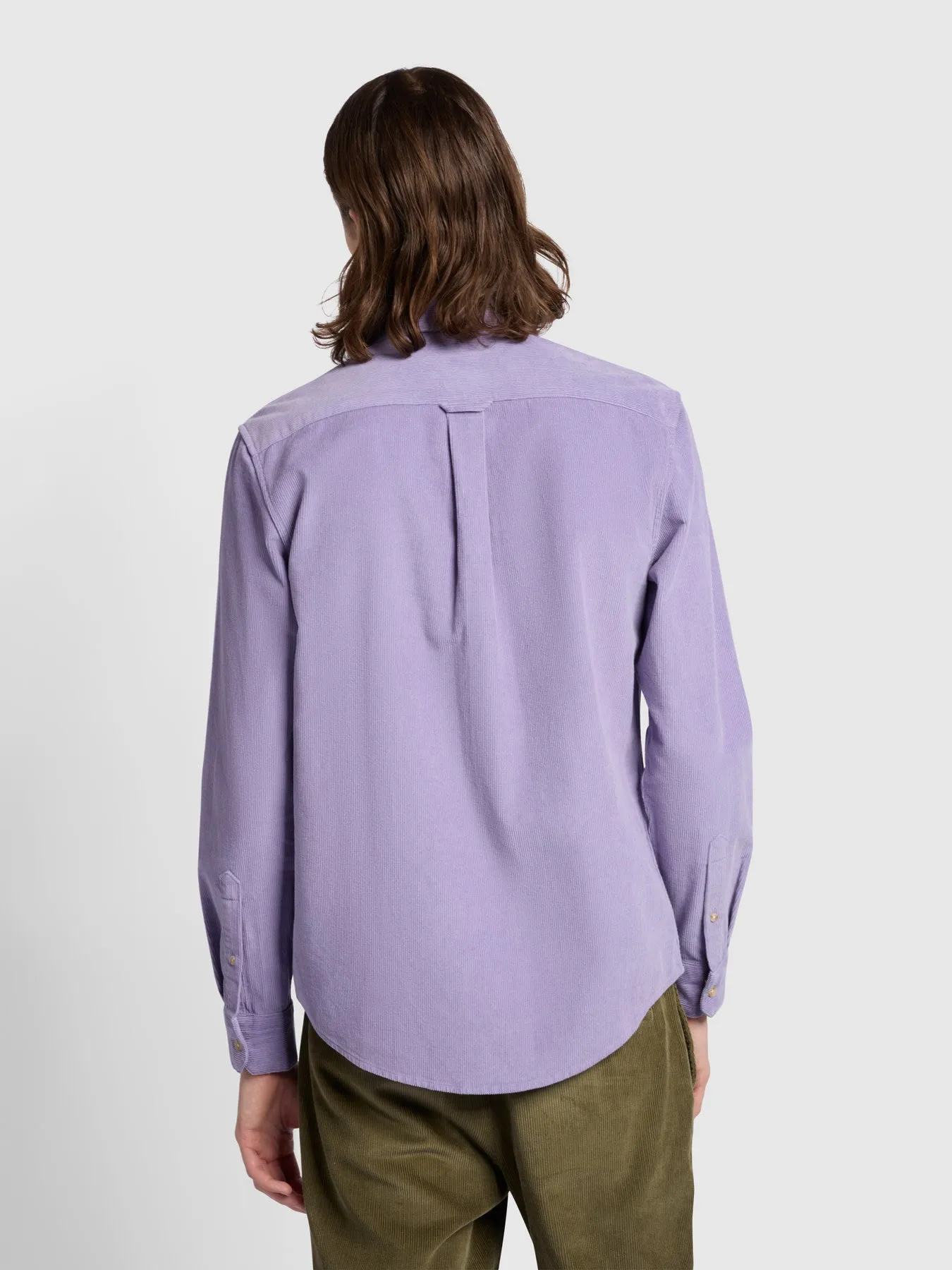 Bowery Casual Fit Long Sleeve Shirt In Lavender Sunrise sold by Farah product image thumbnail 3