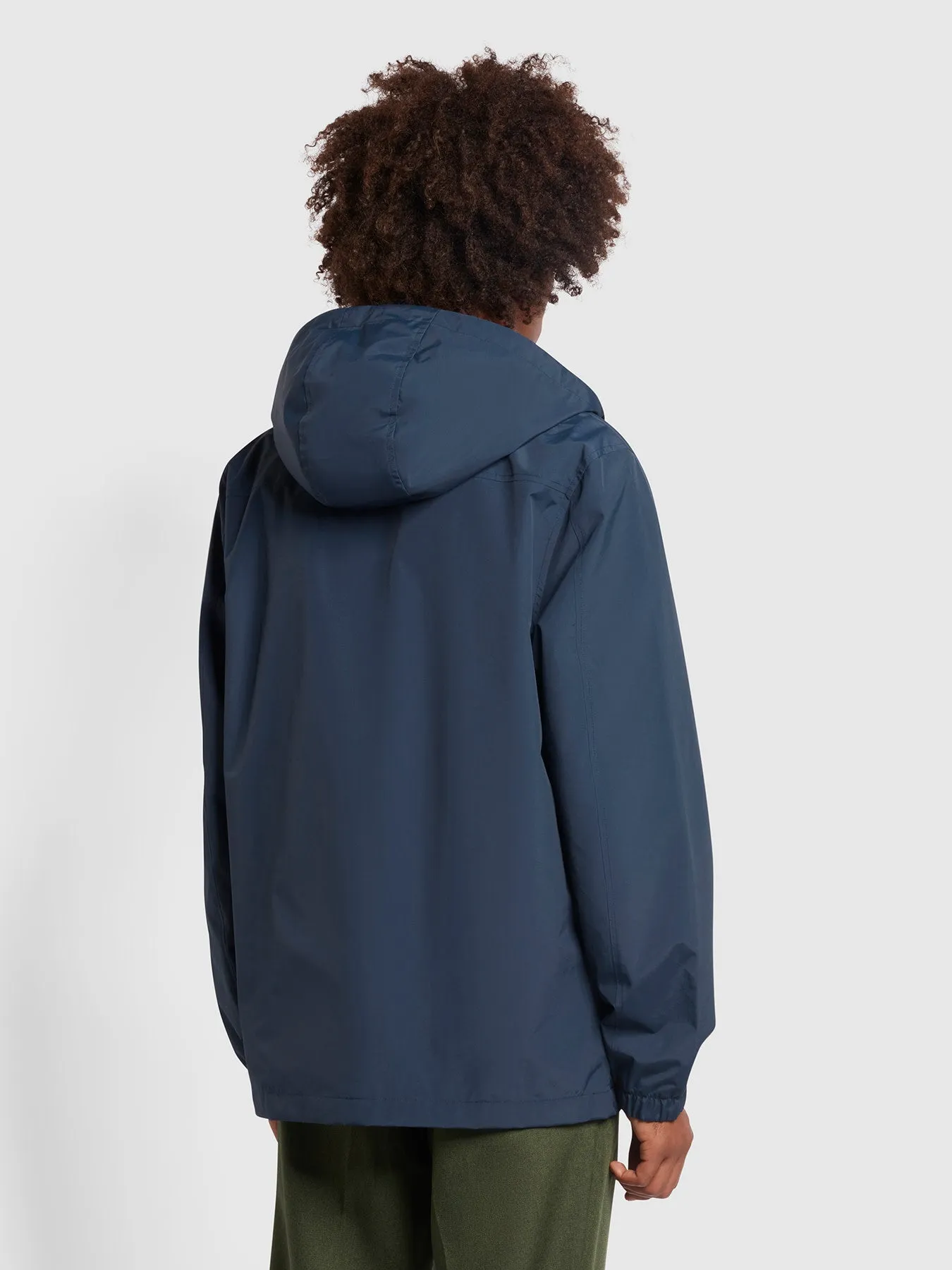 Westchester Recycled Regular Fit Hooded Jacket In True Navy sold by Farah product image thumbnail 4