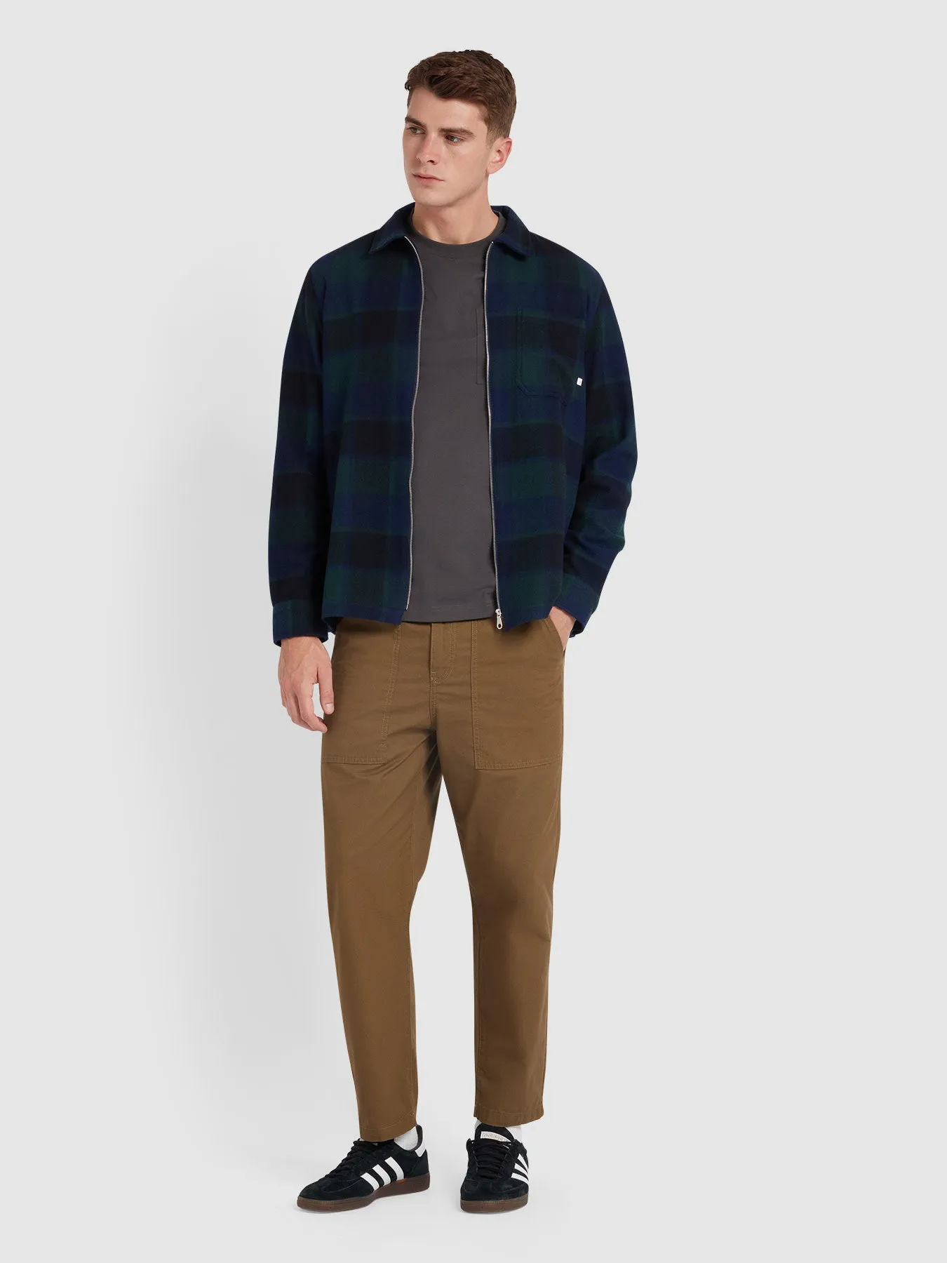 Stacy Regular Fit Pocket T-Shirt In Charcoal sold by Farah product image thumbnail 2