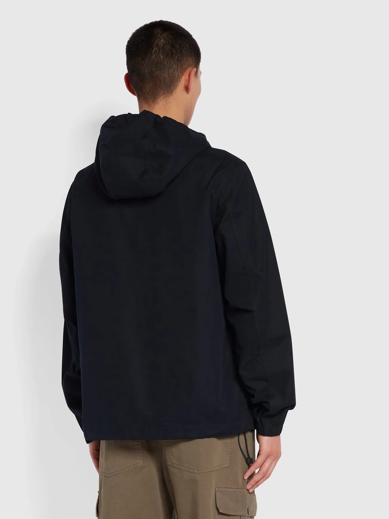 Spike Parka Jacket In True Navy sold by Farah product image thumbnail 4