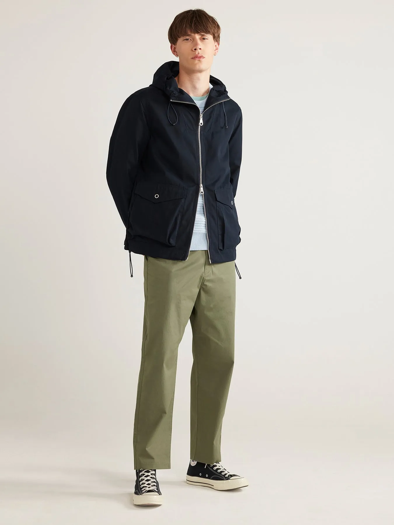 Spike Parka Jacket In True Navy sold by Farah product image thumbnail 2