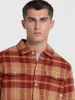 O'Brien Realxed Fit Long Sleeve Shirt In Beige sold by Farah