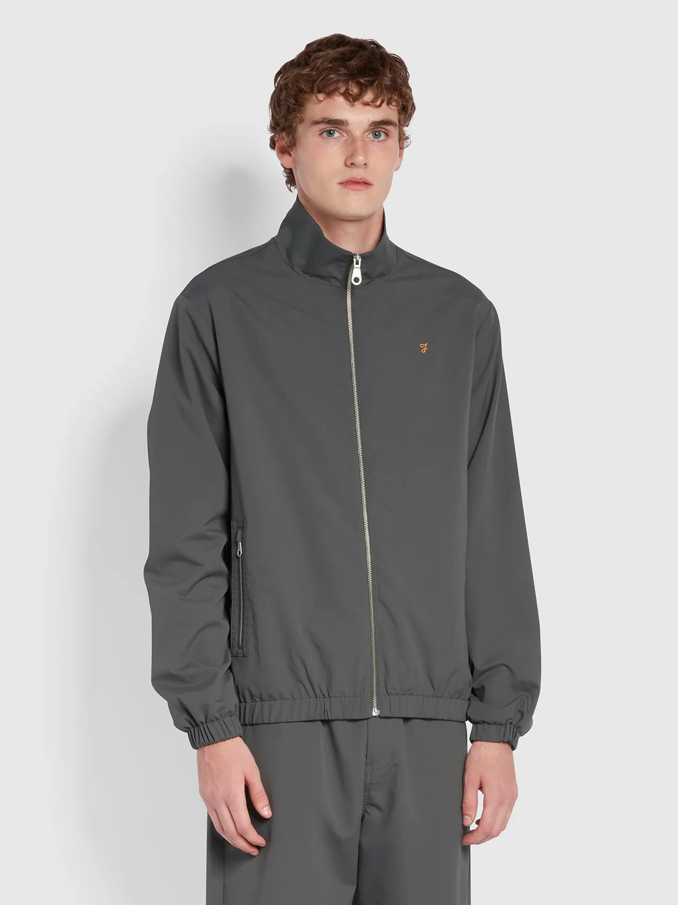 Marky Blouson Jacket In Farah Grey sold by Farah