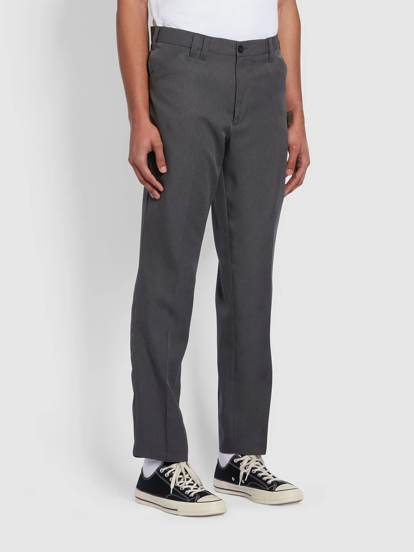Ladbroke Hopsack Trousers In Farah Grey sold by Farah product image thumbnail 2