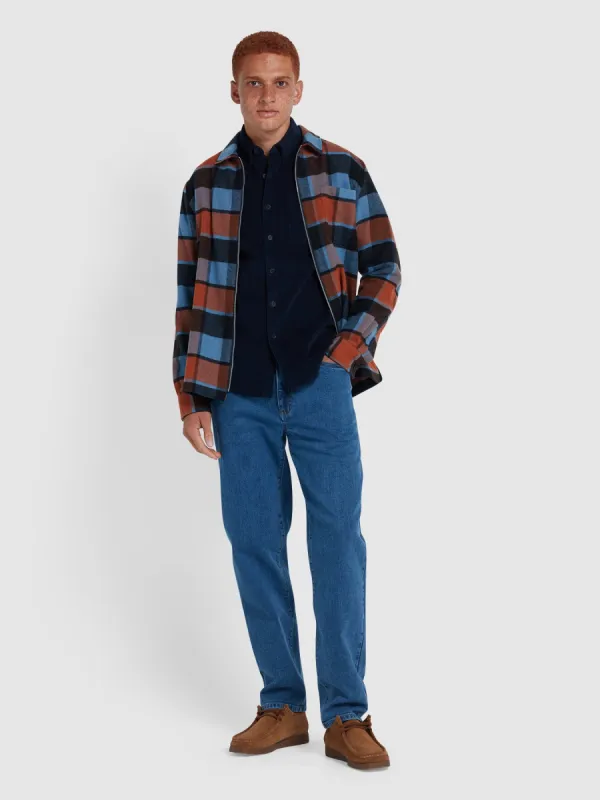 Norwood Regular Fit Jeans In Worn Indigo sold by Farah