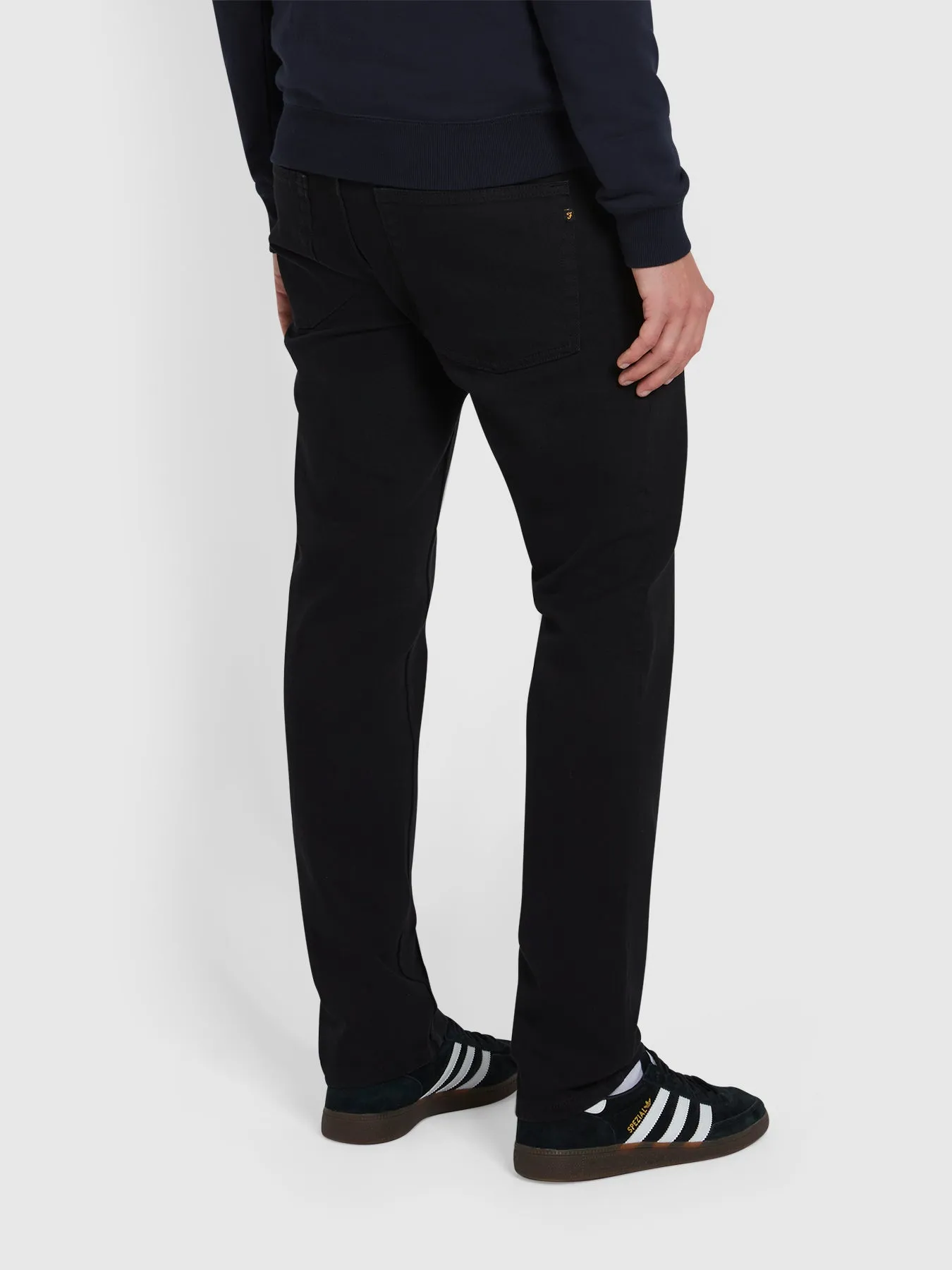 Elm Slim Fit Jeans In Black sold by Farah product image thumbnail 3