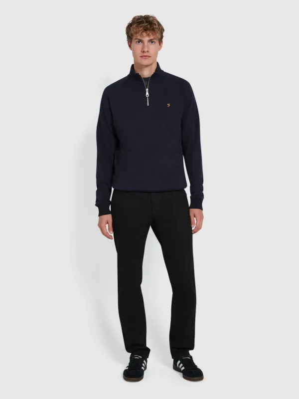 Elm Slim Fit Jeans In Black sold by Farah