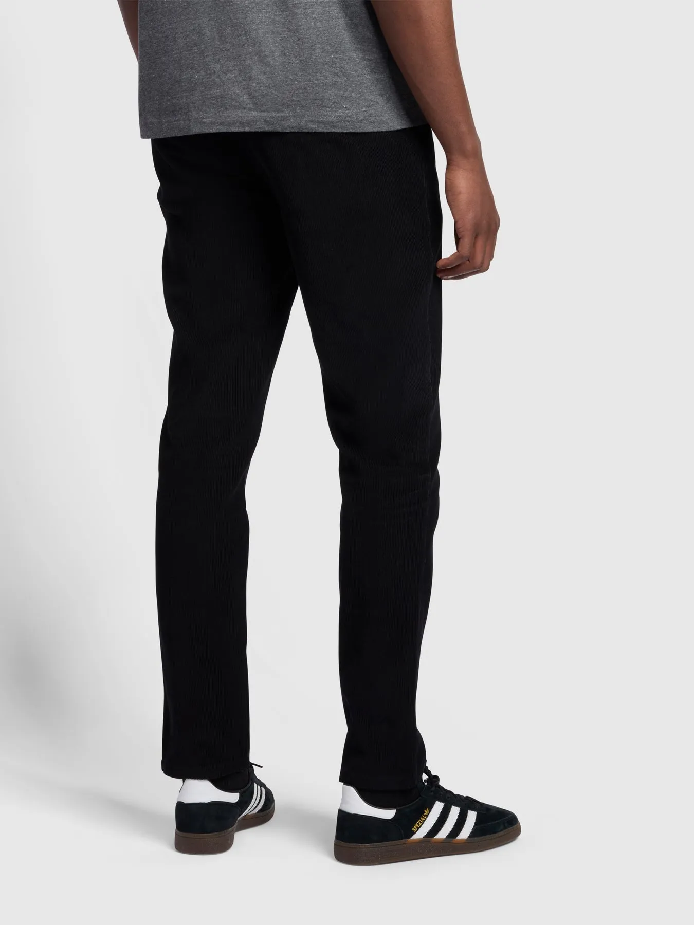 Elm Slim Fit Cord Trousers In Black sold by Farah product image thumbnail 3