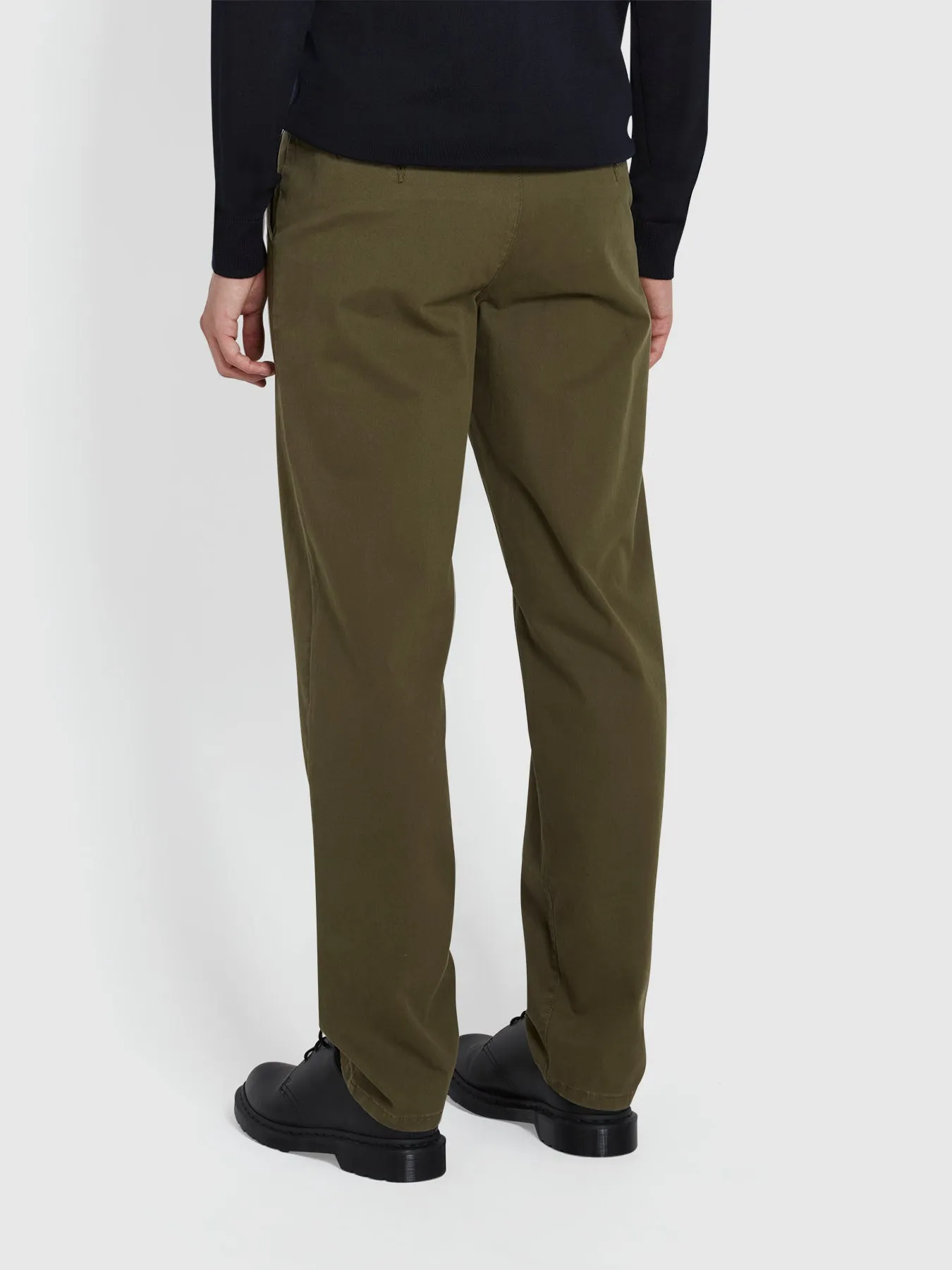 Norwood Regular Fit Chinos In Olive Green sold by Farah product image thumbnail 3