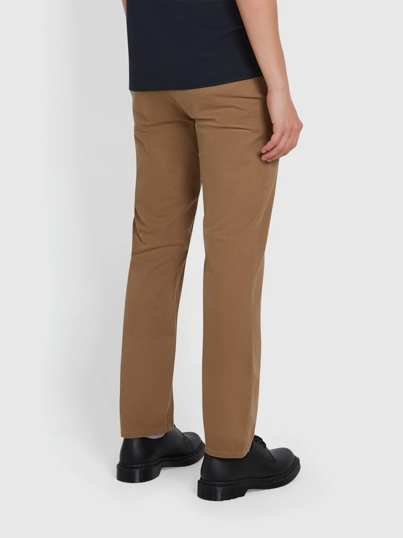 Elm Slim Fit Chinos In Beige sold by Farah product image thumbnail 3