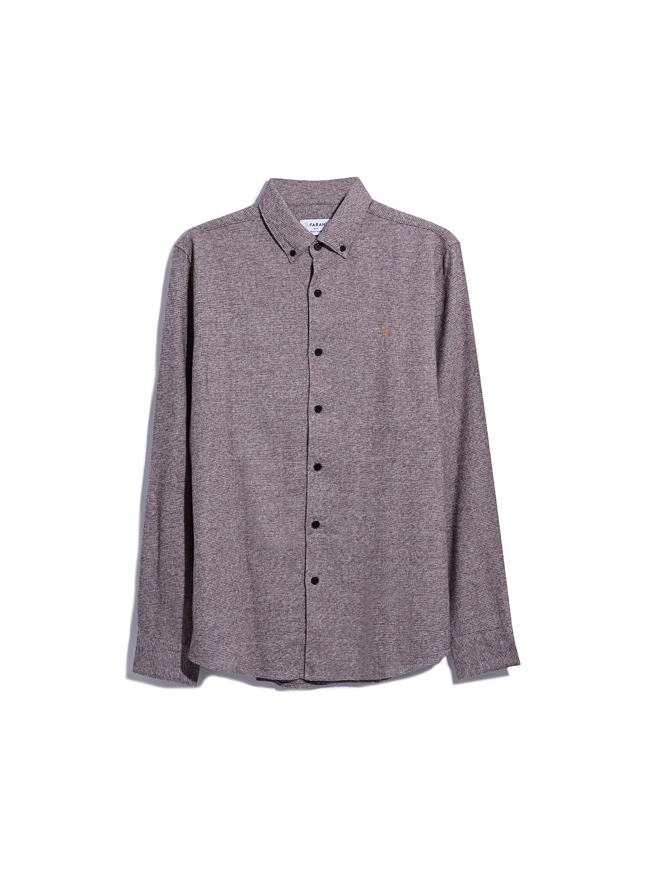 Colver Casual Fit Textured Shirt In Farah Burgundy sold by Farah product image thumbnail 5
