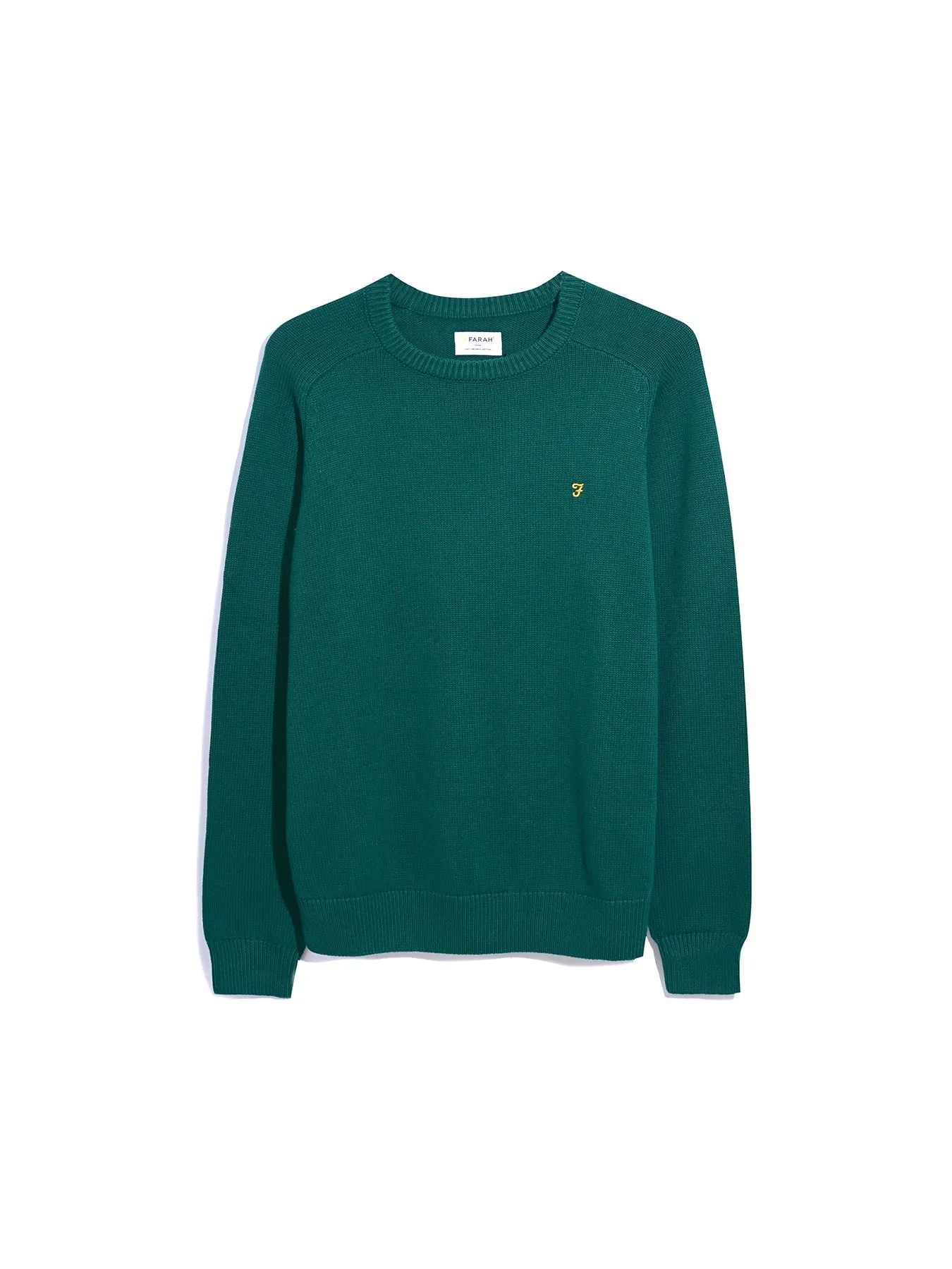 Kingsbury Crew Neck Sweater In Botanic Green sold by Farah product image thumbnail 5