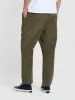 Hawtin Relaxed Tapered Fit Cord Drawstring Trousers In Olive Green sold by Farah