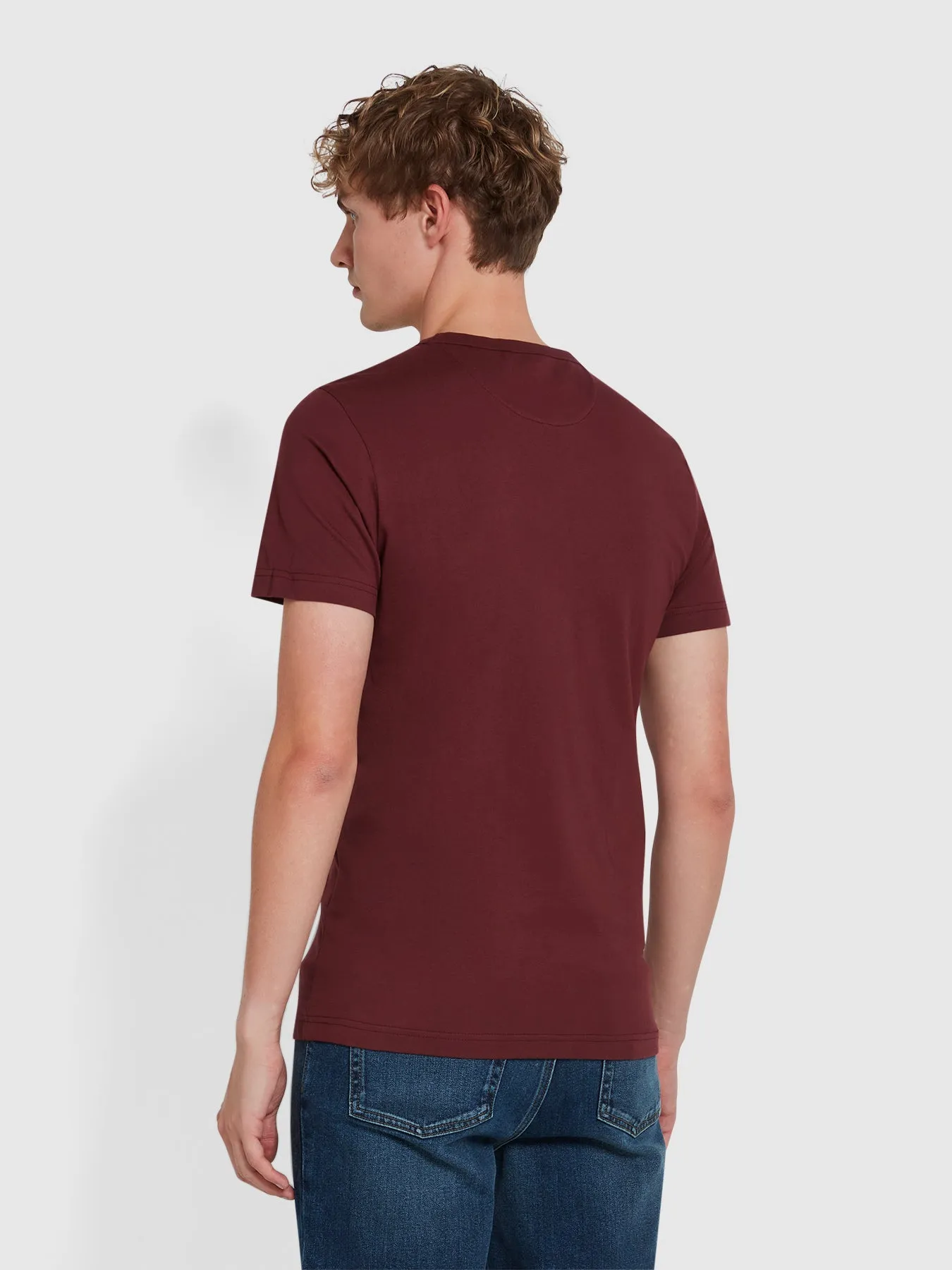 Ellis T-Shirt In Farah Red sold by Farah product image thumbnail 3