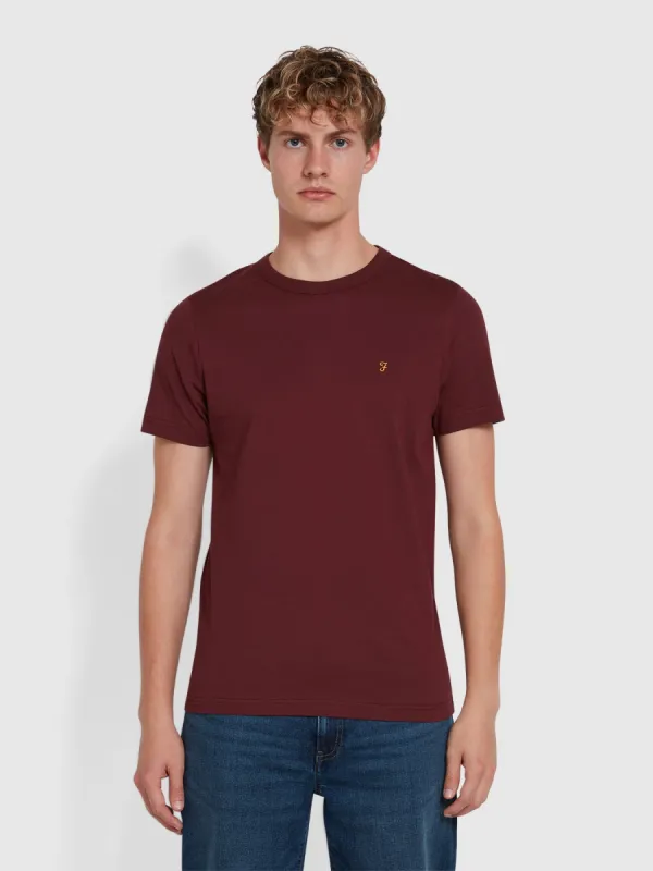 Ellis T-Shirt In Farah Red sold by Farah