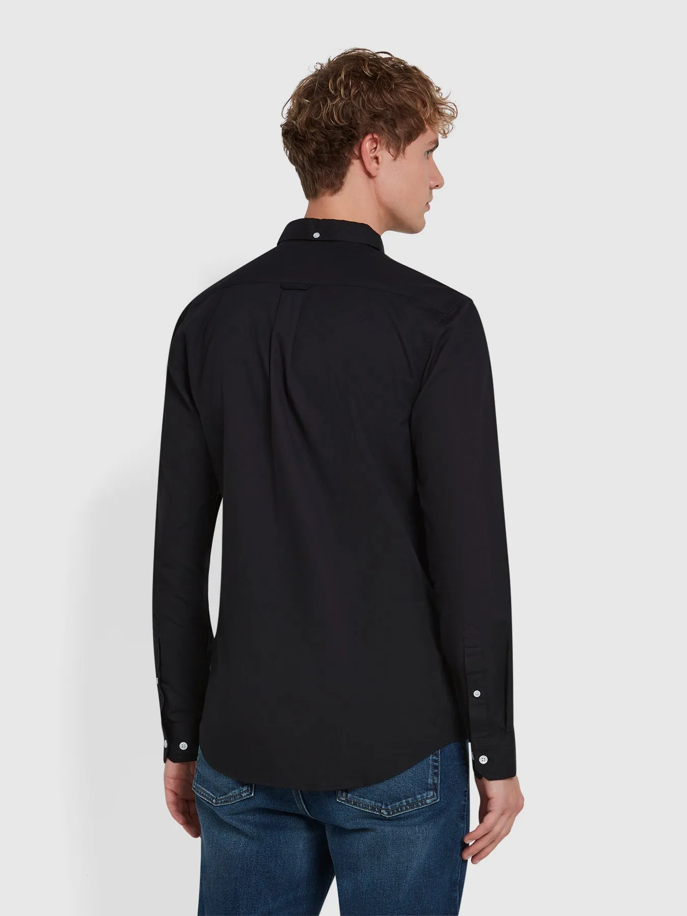Carlson Shirt In Black sold by Farah product image thumbnail 3