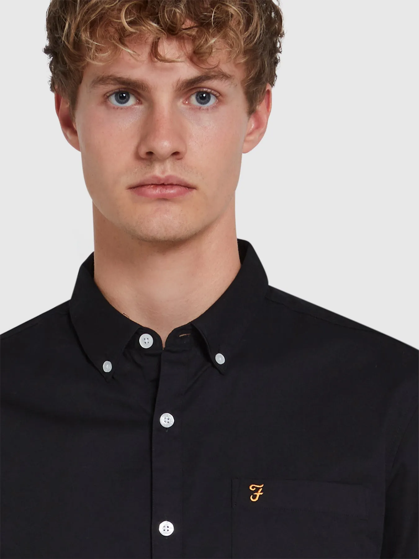 Carlson Shirt In Black sold by Farah product image thumbnail 4
