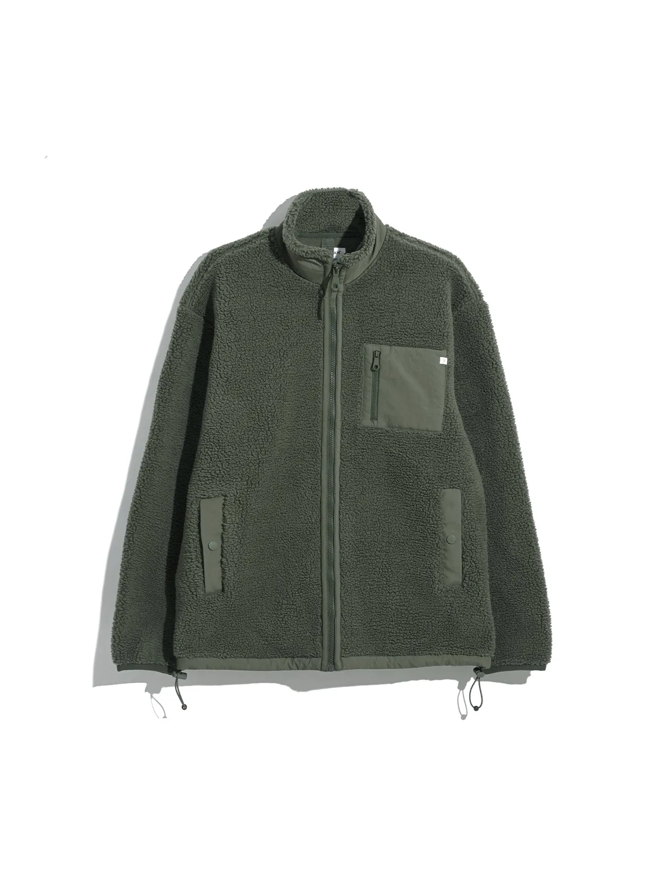 Bradley Full Zip Fleece In Olive Green sold by Farah product image thumbnail 5