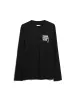 Grays Long Sleeve Graphic T-Shirt In Black sold by Farah