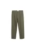 Norwood Regular Fit Cotton Hopsack Trousers In Olive Green sold by Farah