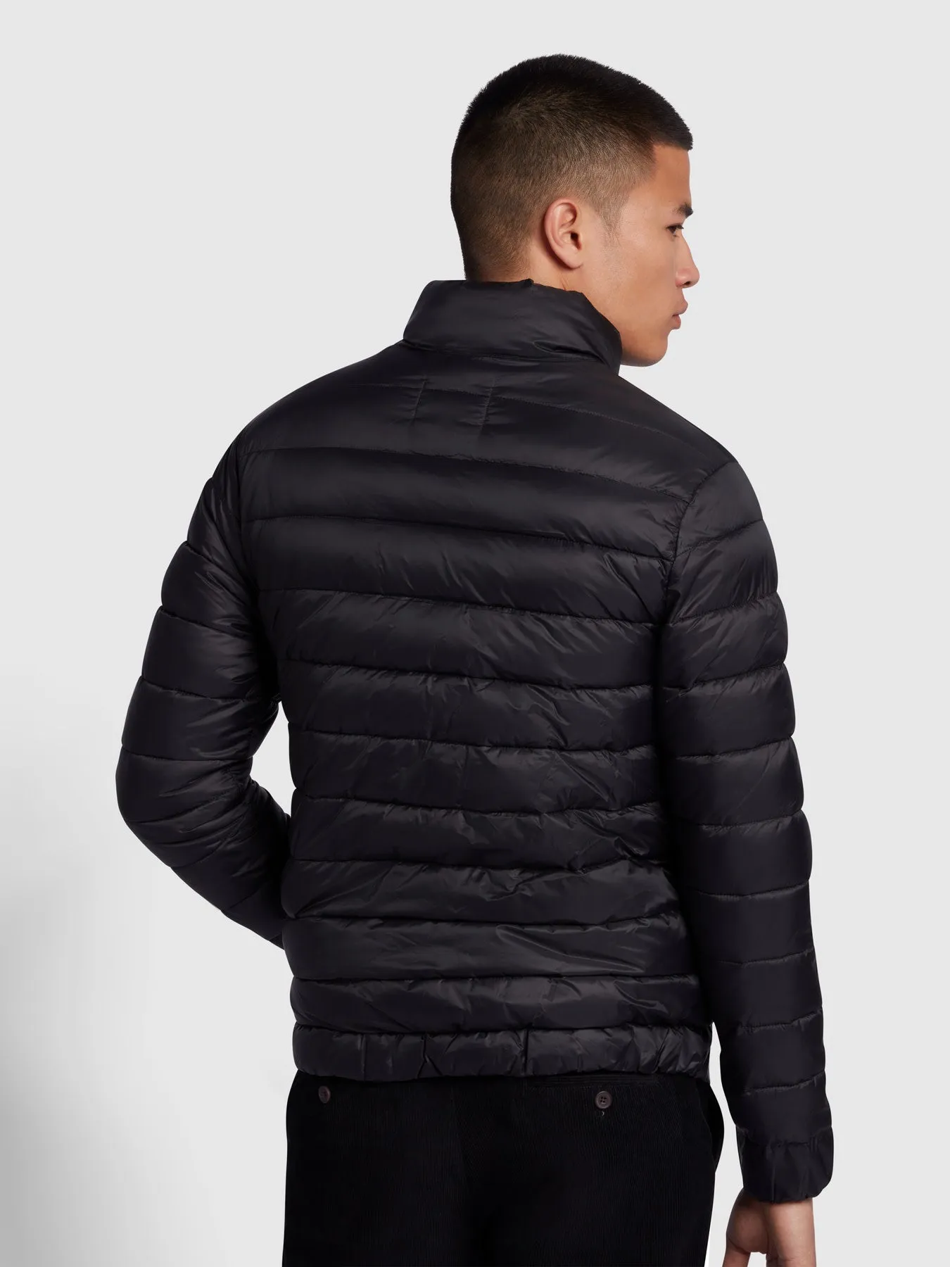 Joel Wadded Jacket In Black sold by Farah product image thumbnail 3