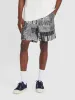 Redwald Archive Print Shorts In Black sold by Farah